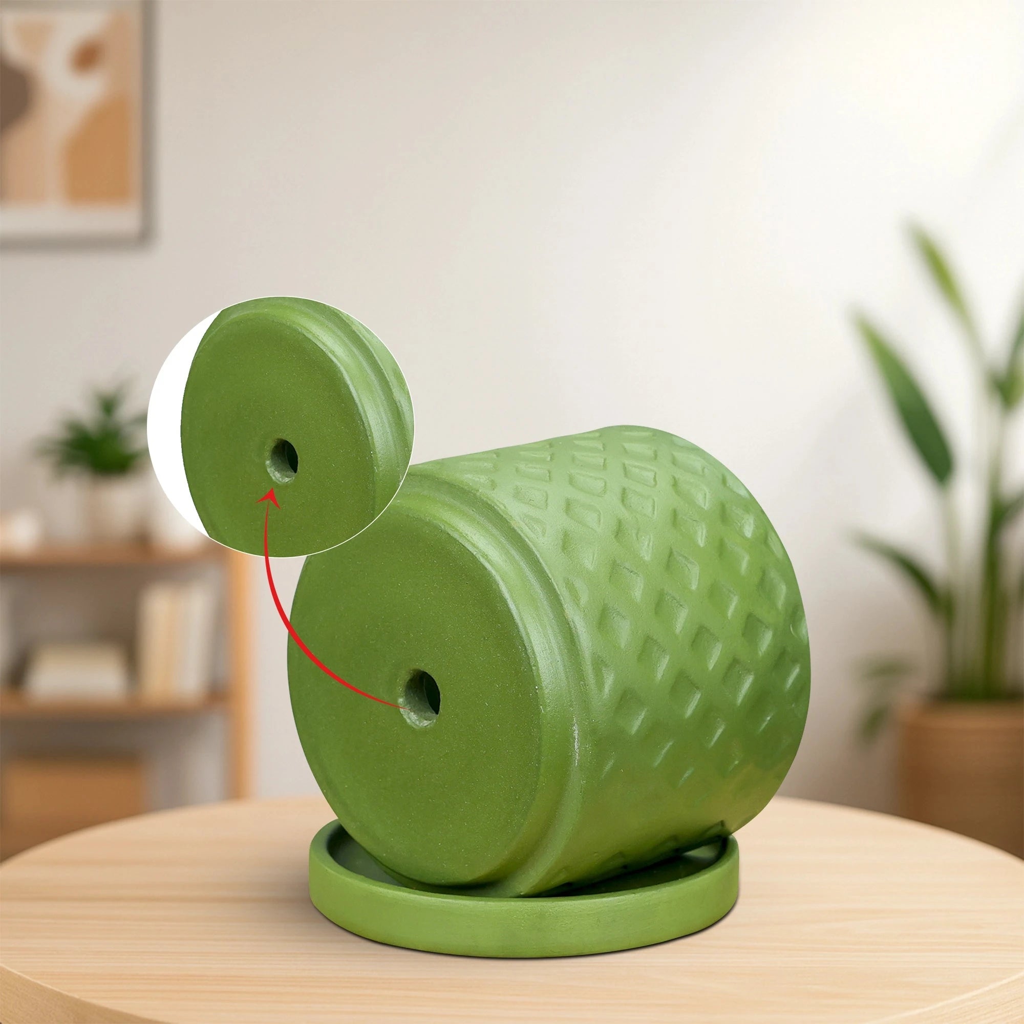 Fresh Breath Terracotta Pot with Saucer Urban Plant