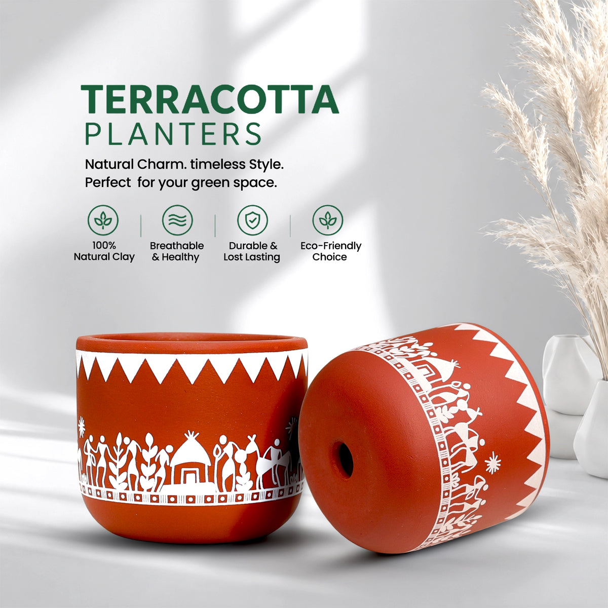 Virasat Terracotta Pot Tribal Utsav