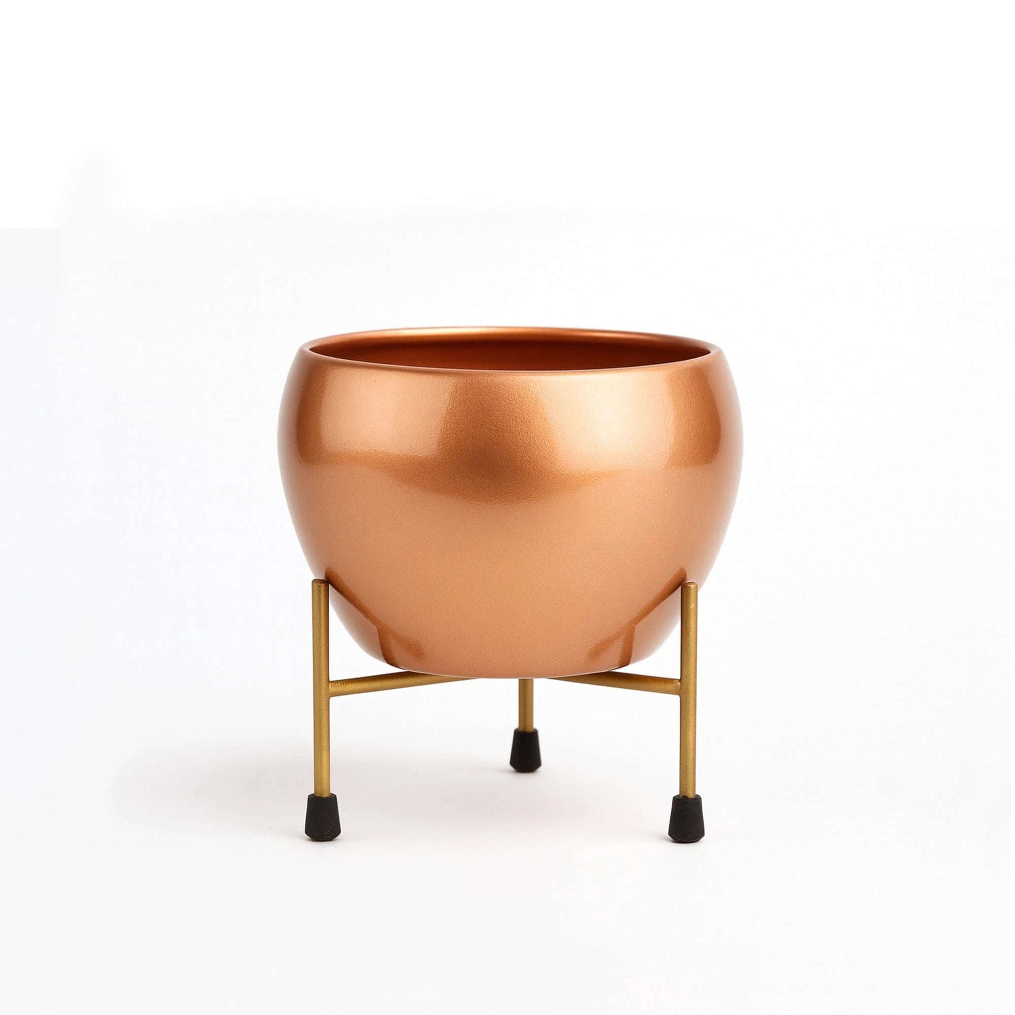 Seraphine Pot with Stand Metal Planter Urban Plant