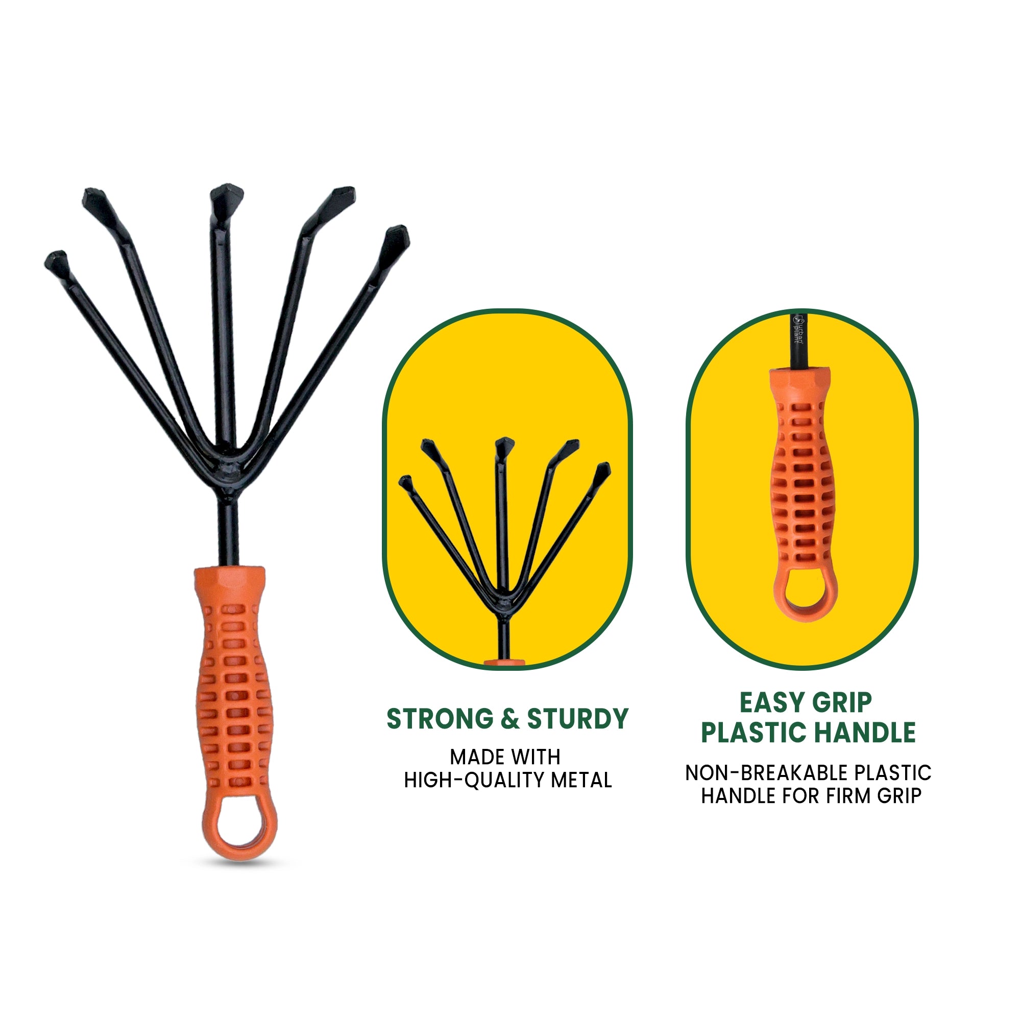 Urban Plant Garden 5-Prong Hand Cultivator