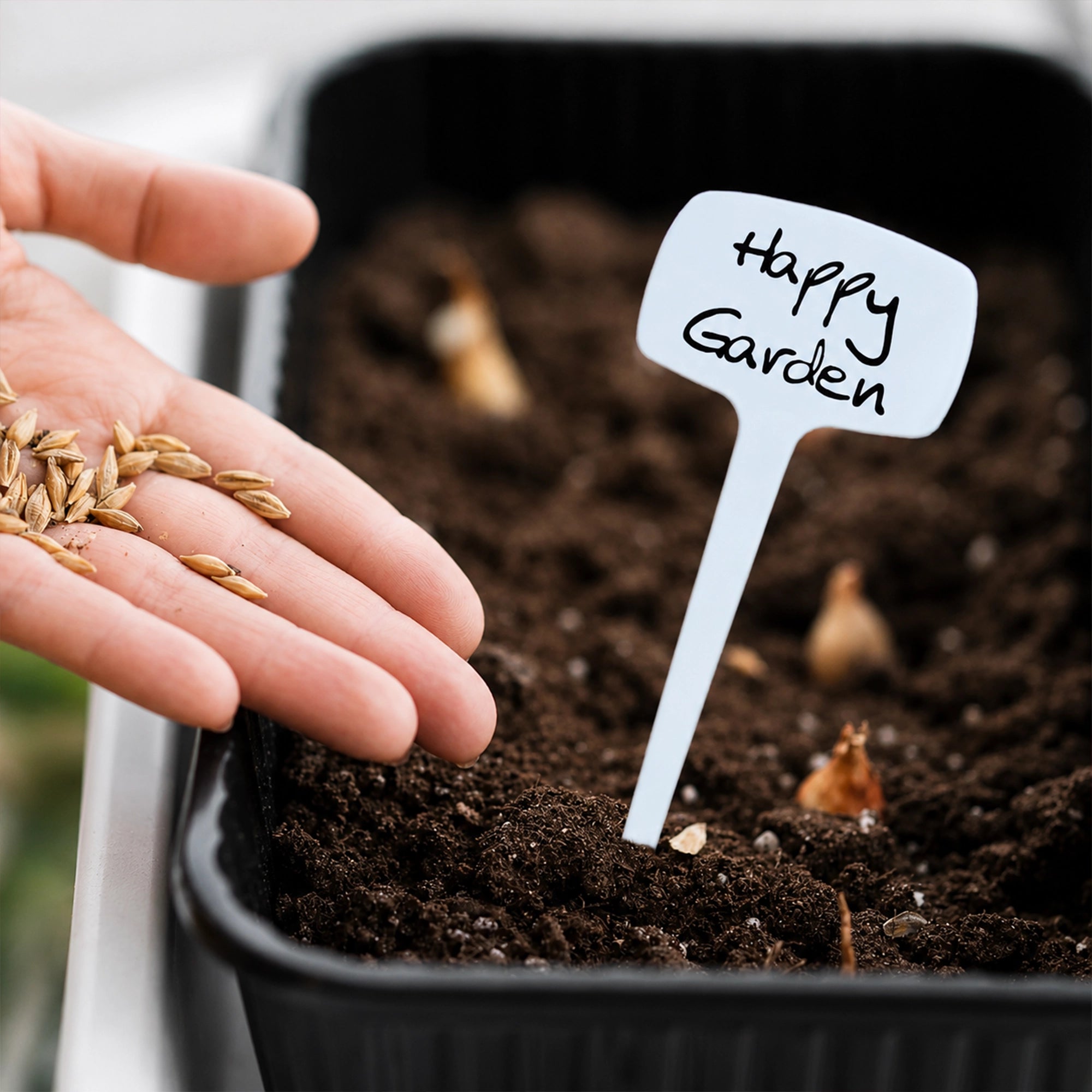 Urban Plant Gardening Name Tag - (Set of 10)