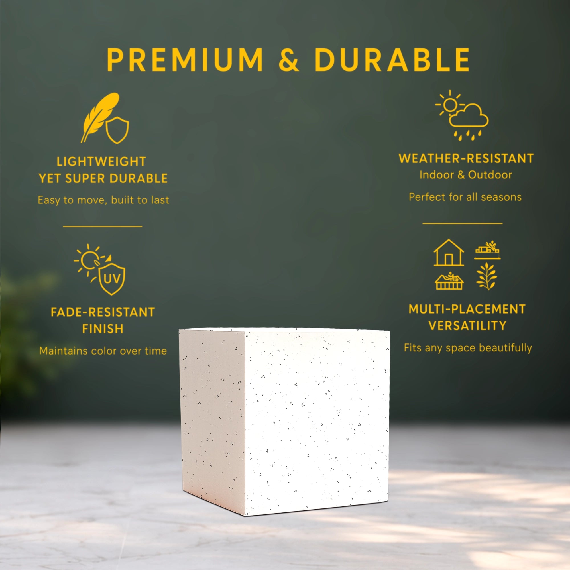 CUBIX Fiber Planter - L13 (5-Year Warranty)