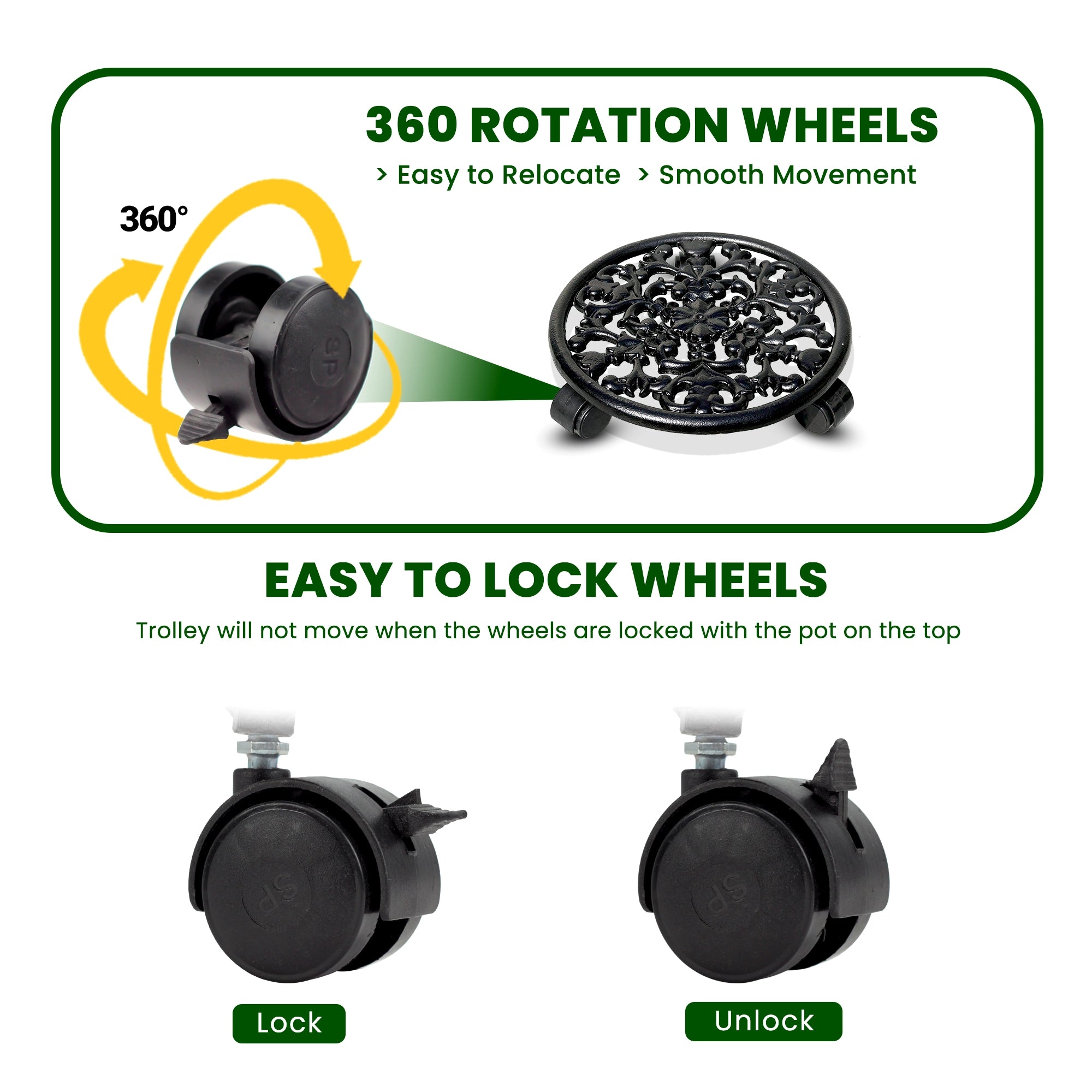 REGAL Premium Wheel Plant Stand