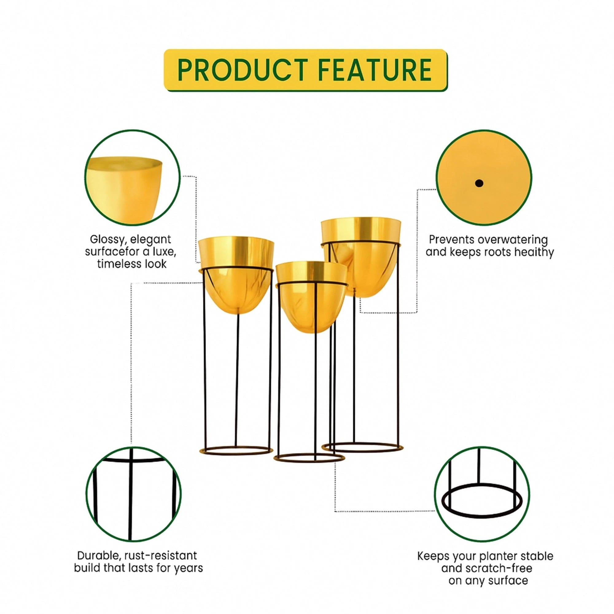 Orbelle Planters Metal Planter Urban Plant