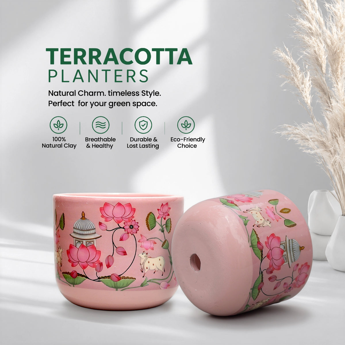 Urban Plant Mahal 3D Terracotta Pot