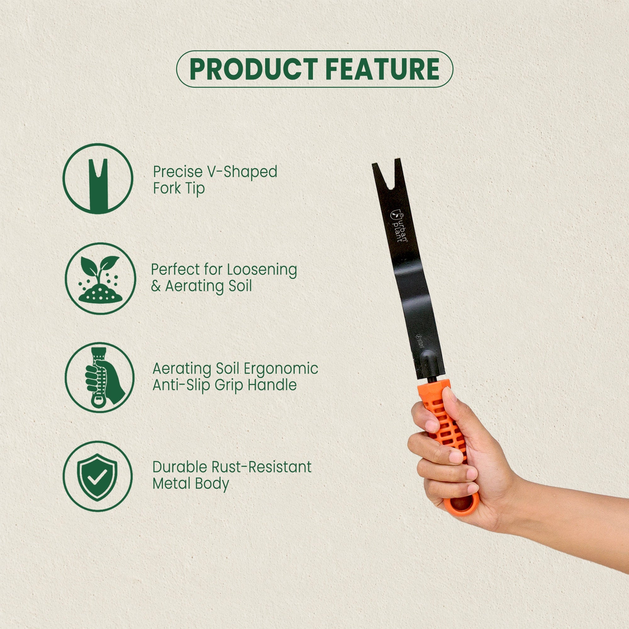 Urban Plant Hand Weeder-Flat product feature