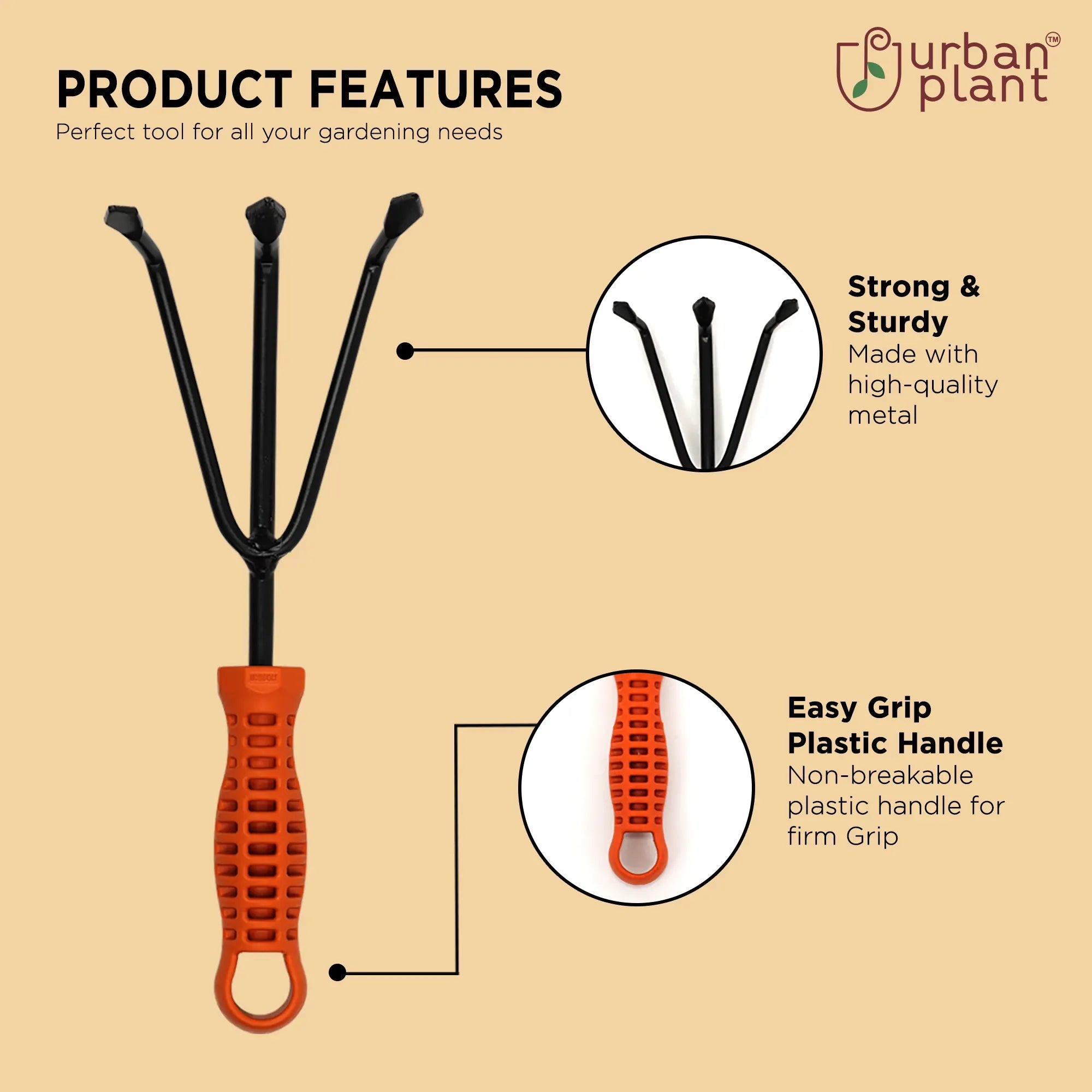 Garden Hand Cultivator Urban Plant