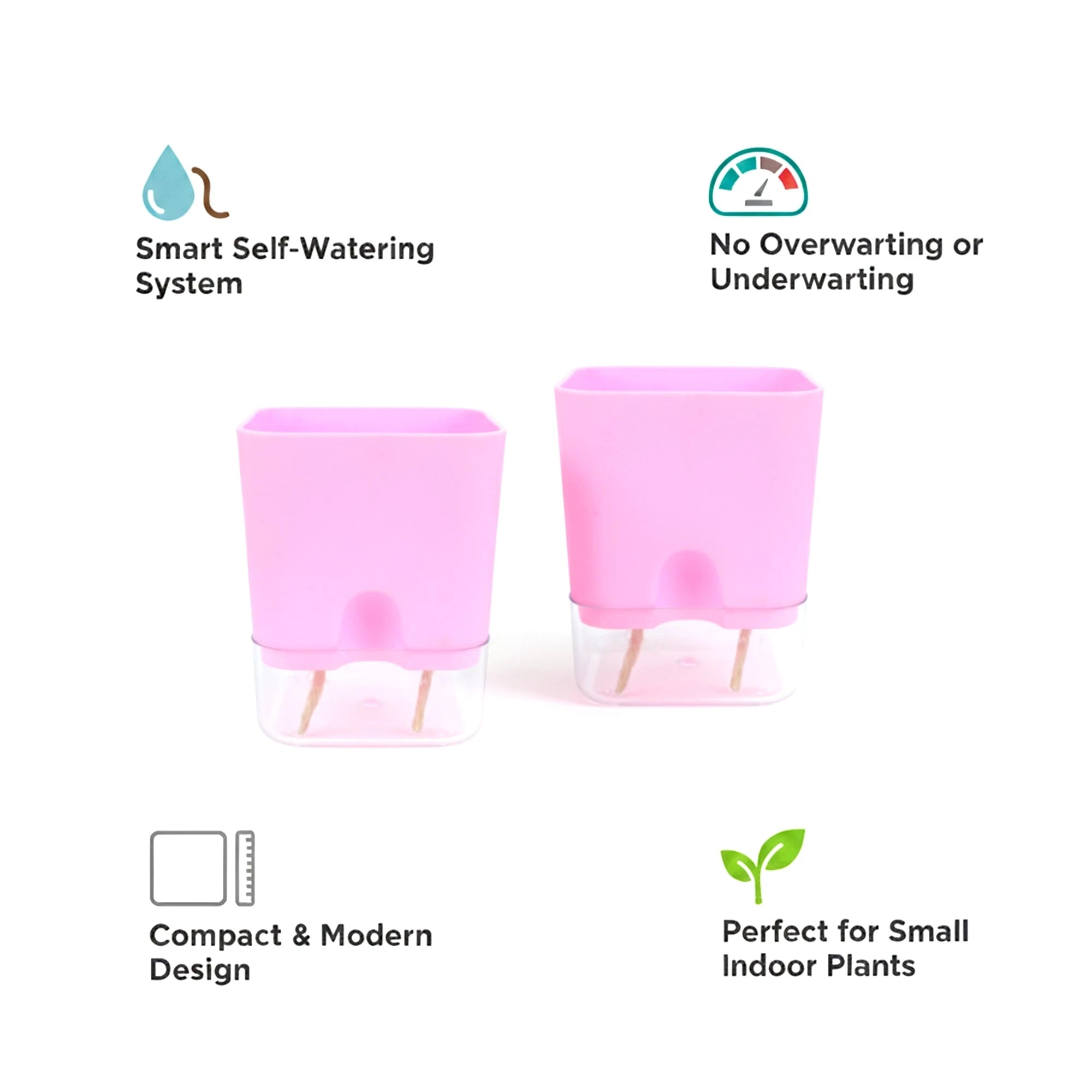 Aquaflow Self Watering Pot Plastic Pot Urban Plant