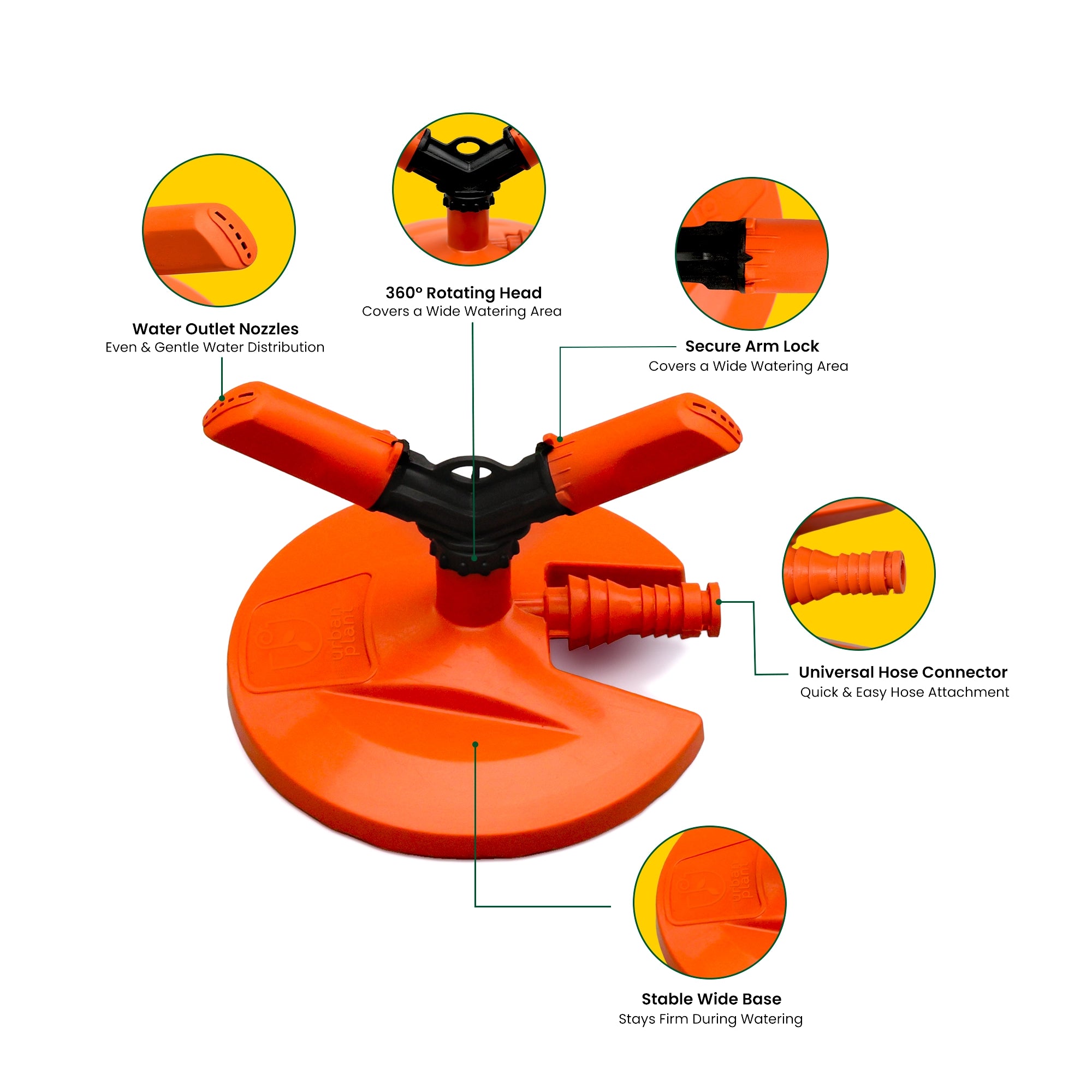 Urban Plant 360° Rotary Sprinkler