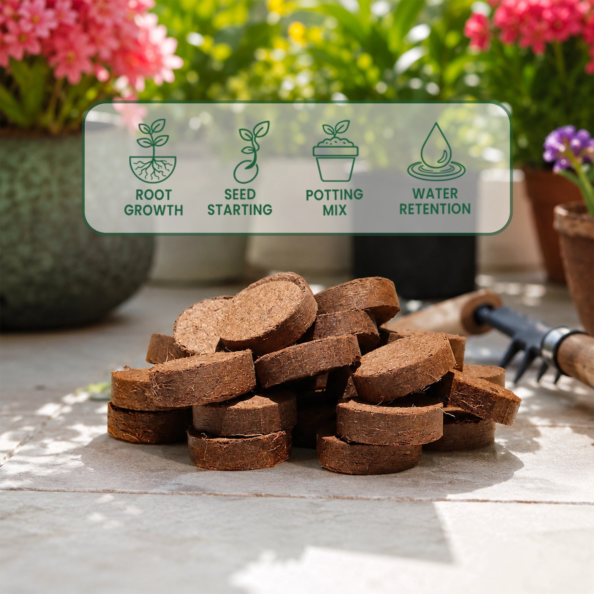 Urban Plant Cocopeat Seedling Coin