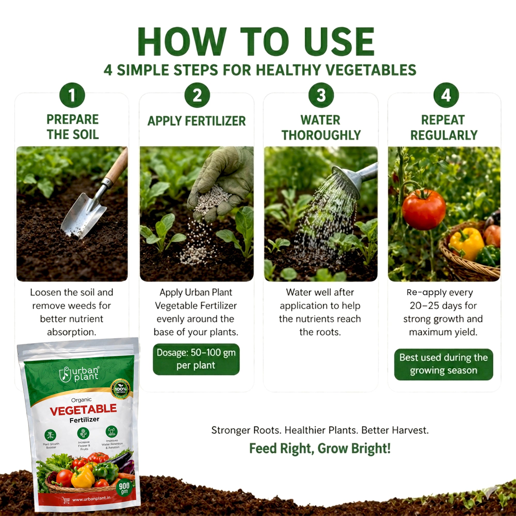Urban Plant Organic Vegetable Fertilizer