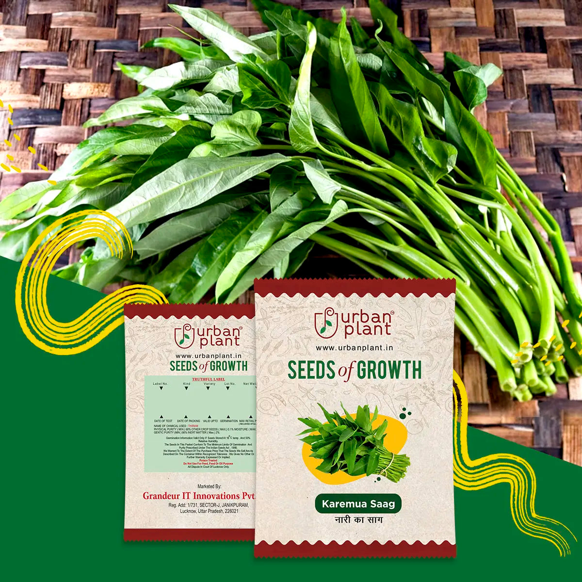 Karemua Saag (Nari) Seeds Urban Plant