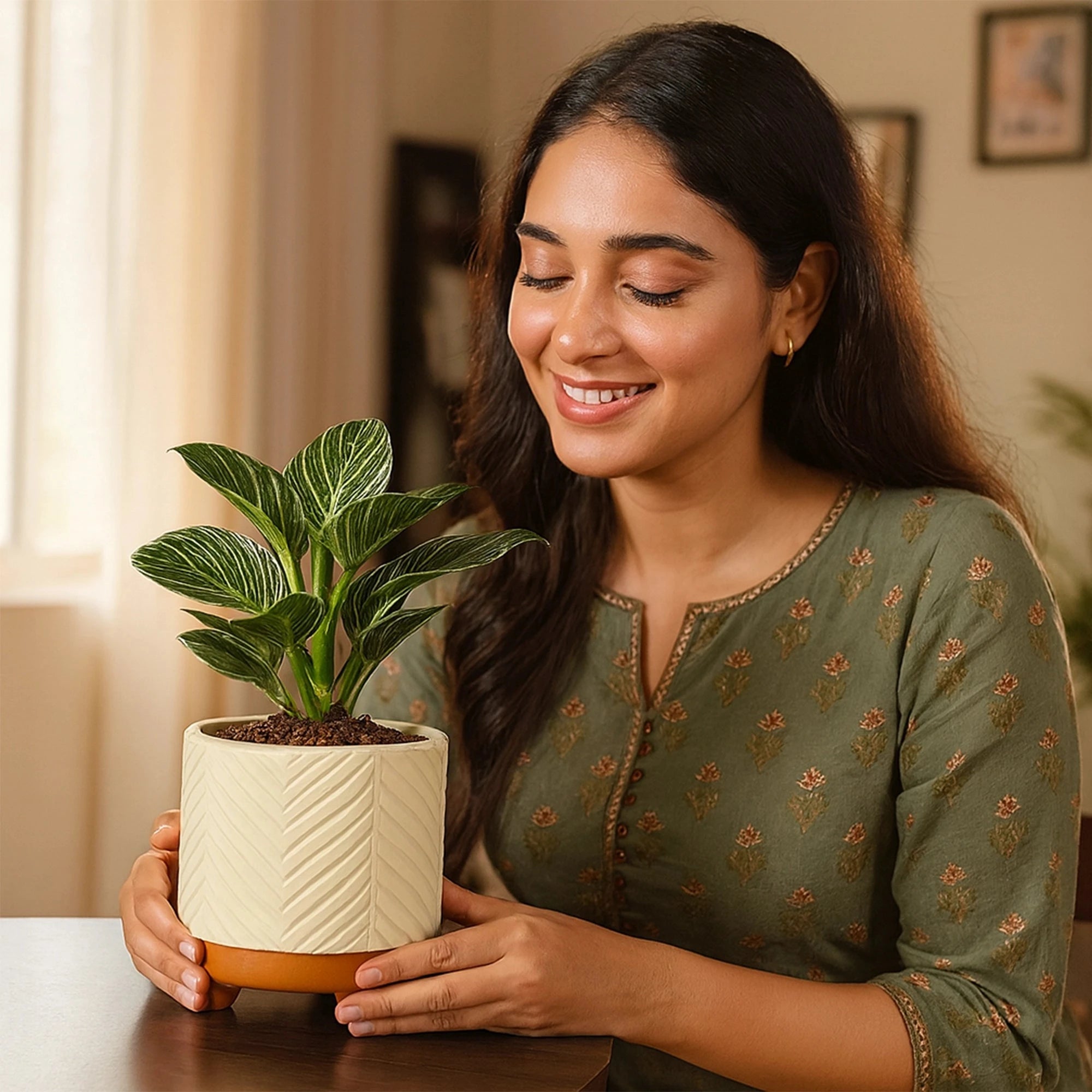 Emerald Terracotta Pot Urban Plant