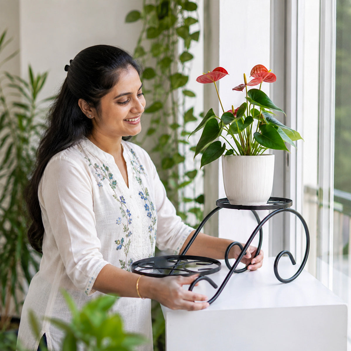 Urban Plant Twinset Stand for Plants (Pack of 1)