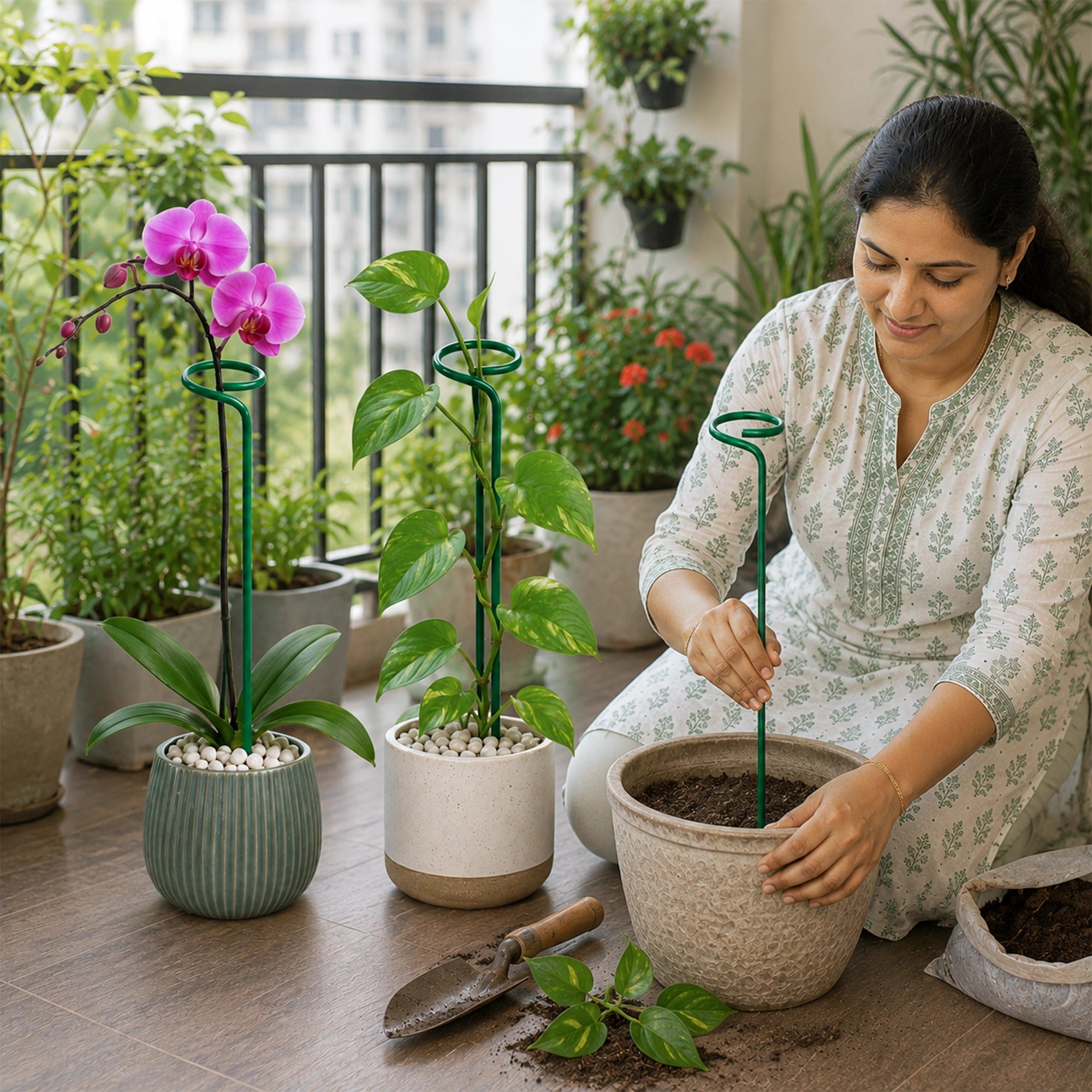 Urban Plant Garden Stakes