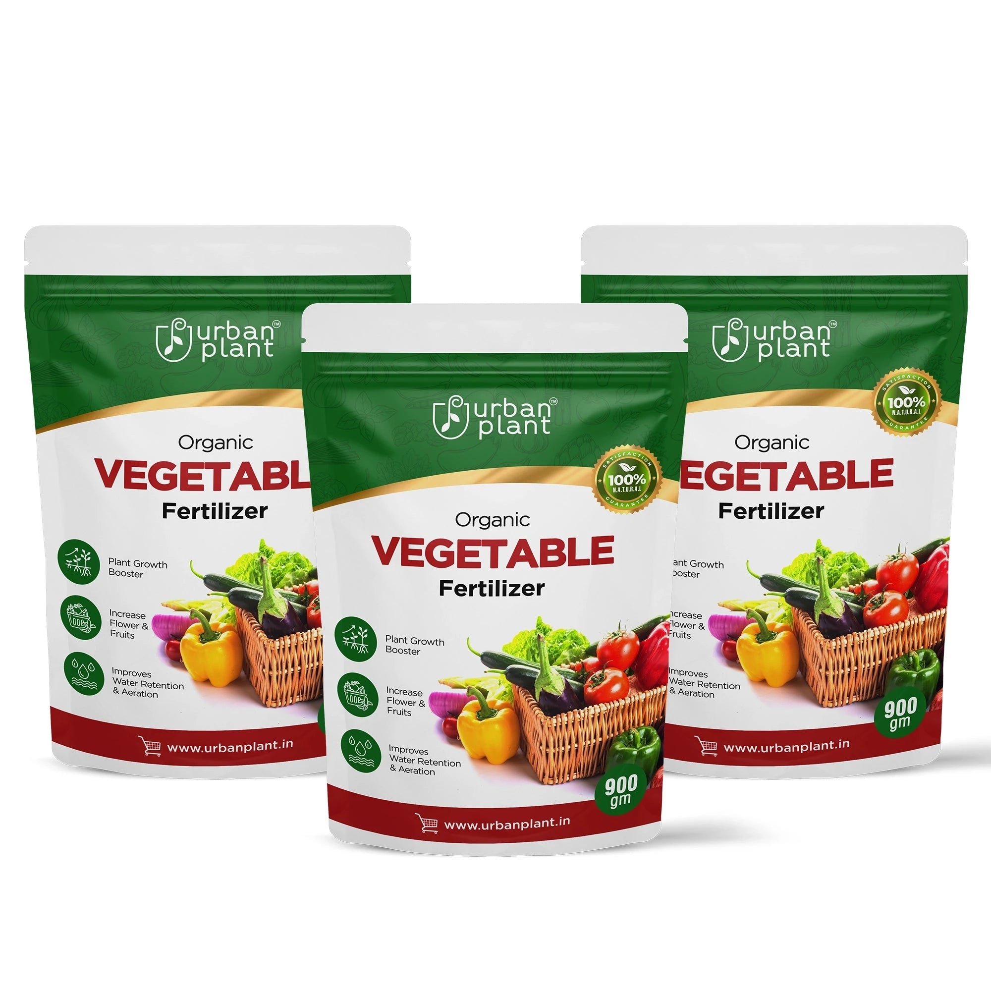 Vegetable Fertilizer Potting Mix Urban Plant Pack of 3