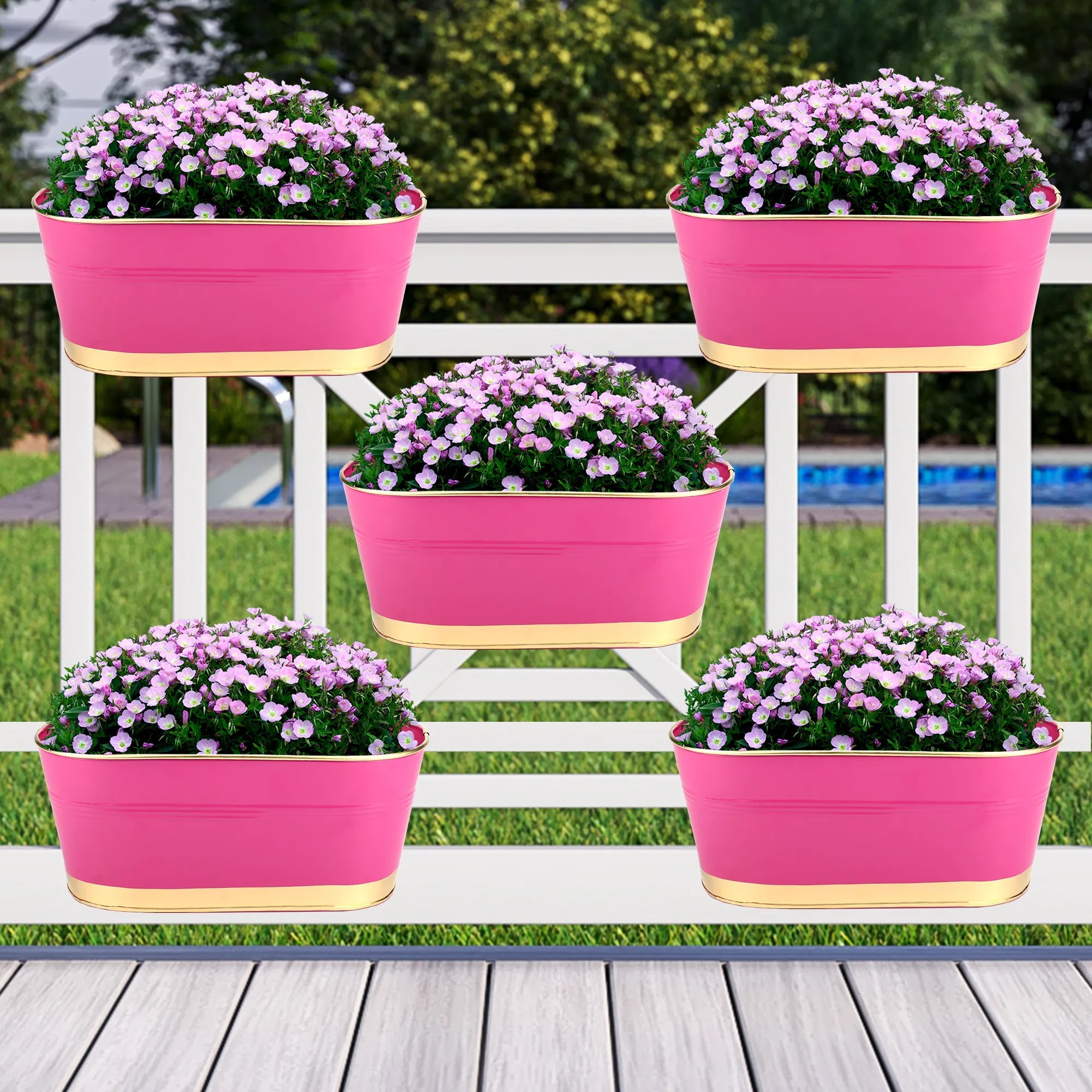 Urban Plant Zephyr Balcony & Railing Planters Urban Plant