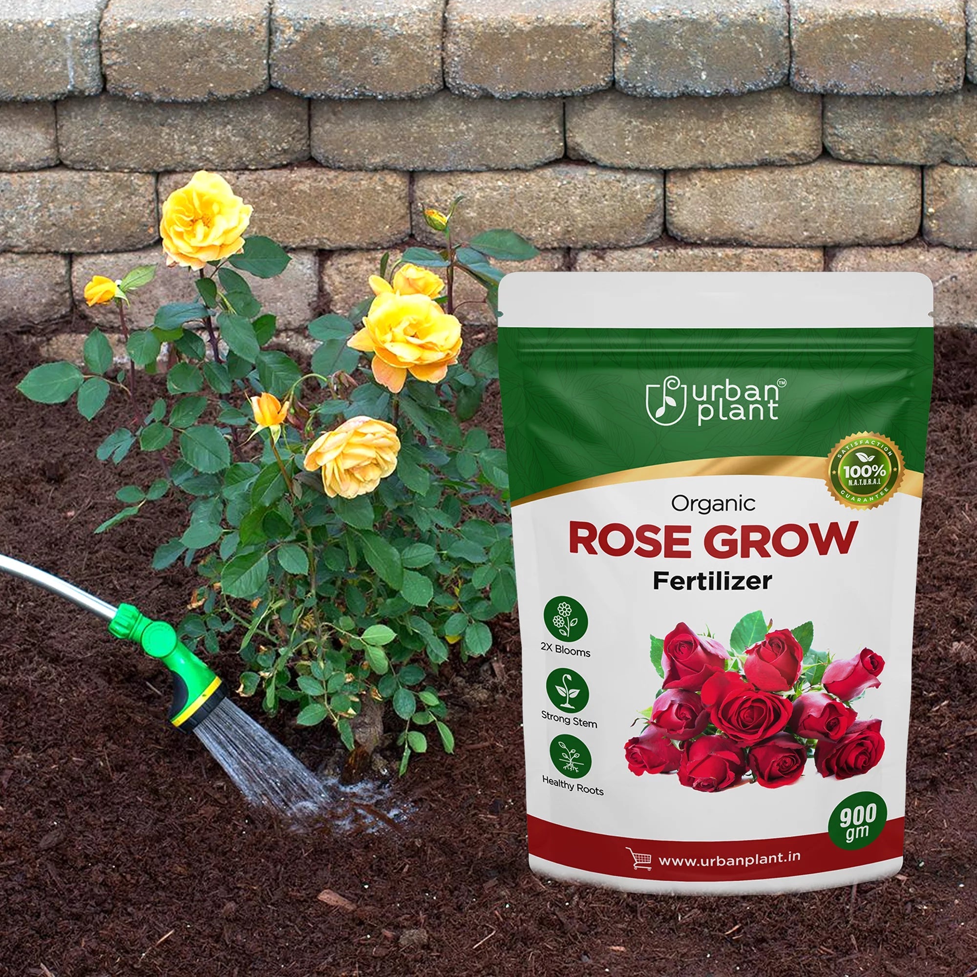 Rose Booster Fertilizer for Rose Plants 900g Potting Mix Urban Plant 