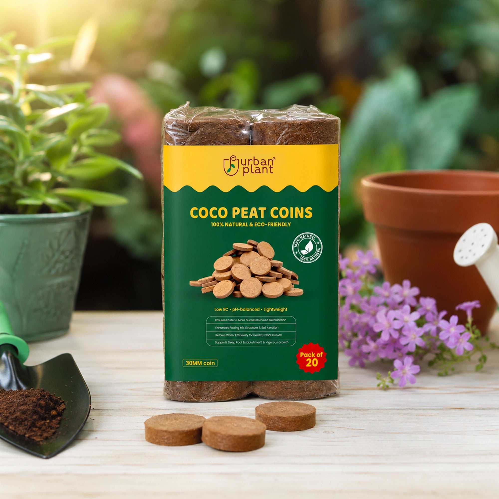 Cocopeat Seedling Coin