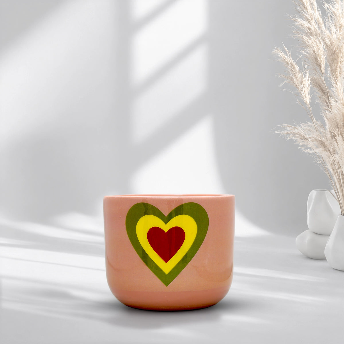 Urban Plant Heart Bloom Terracotta Pot