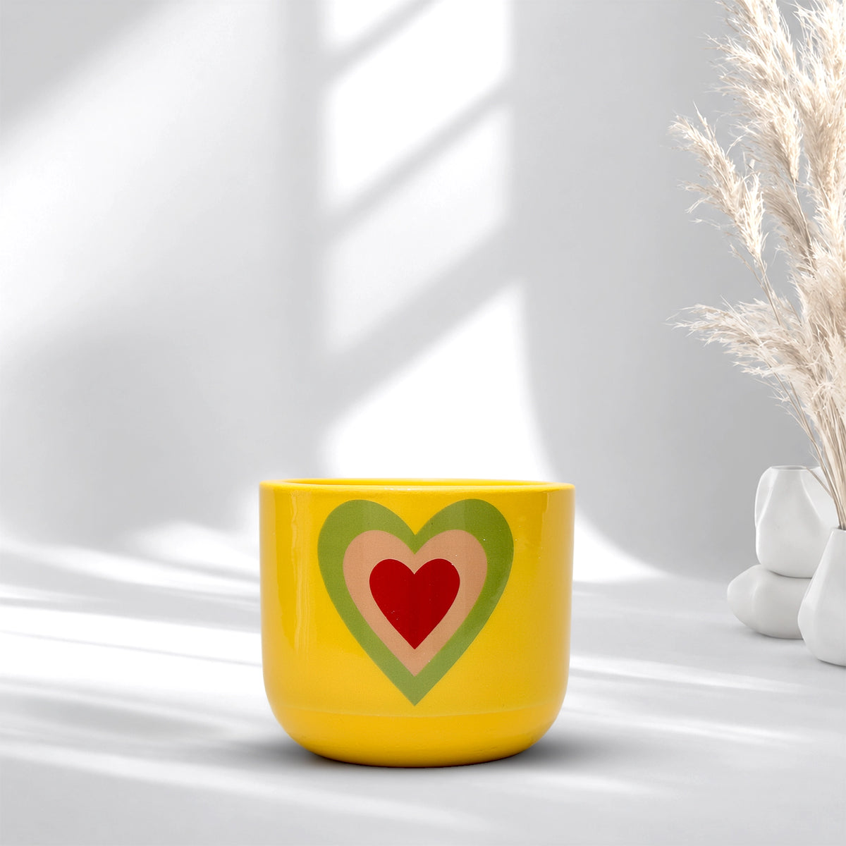 Urban Plant Heart Bloom Terracotta Pot