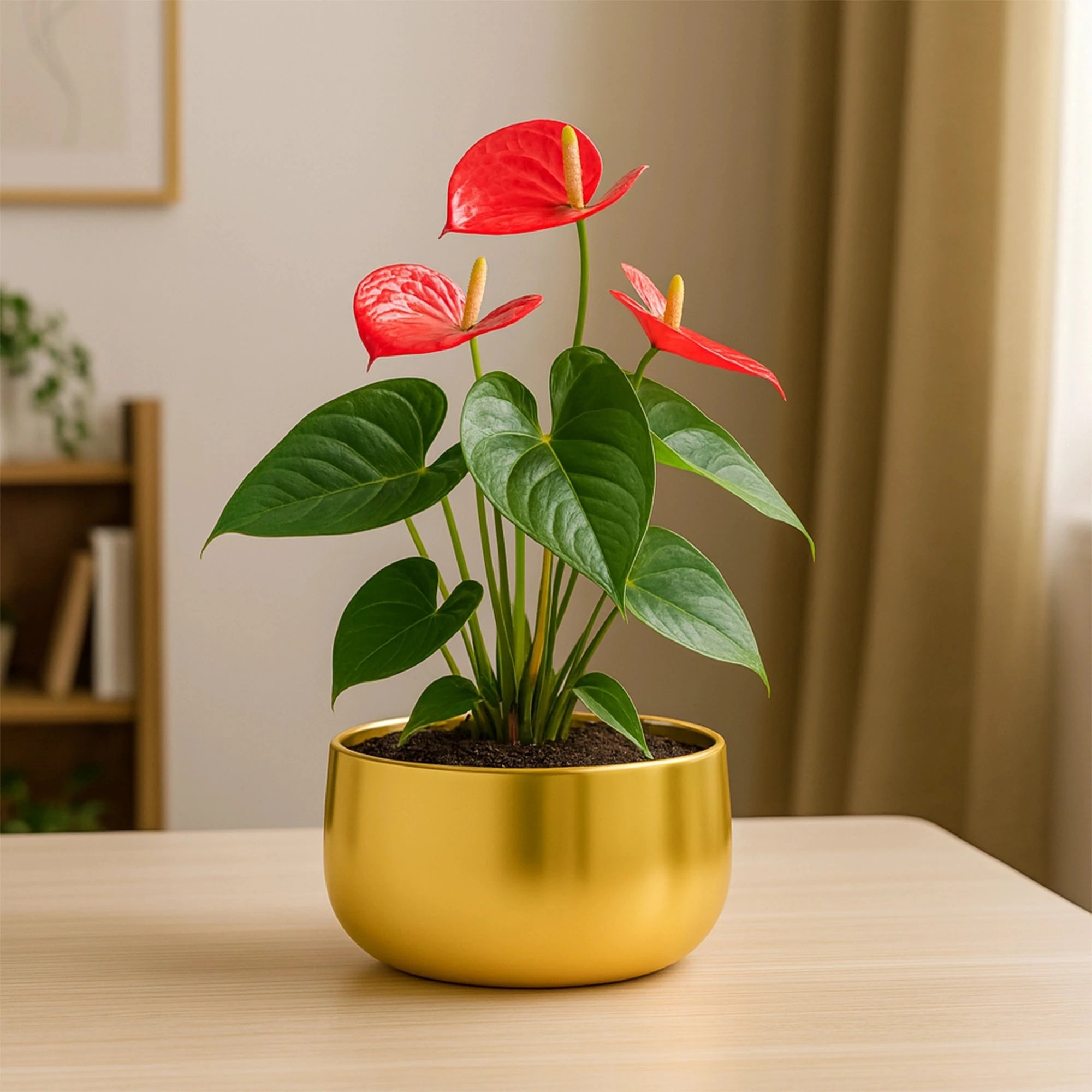 Metalix Metal pot Metal Planter Urban Plant Gold