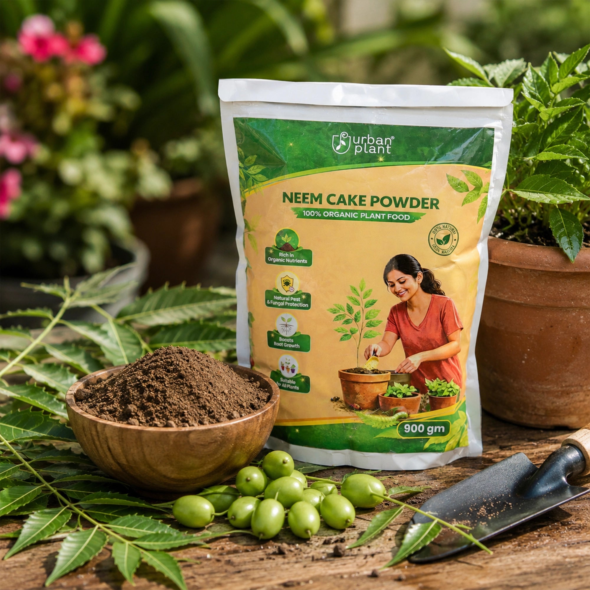 Urban Plant Neem Cake Powder 900 gm