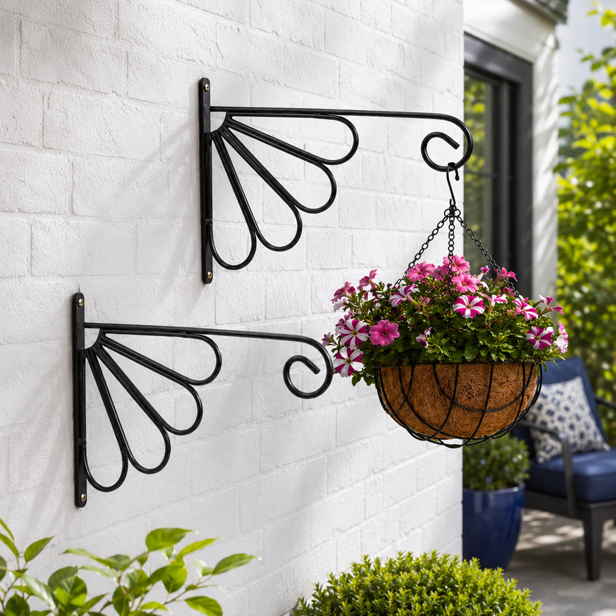 Urban Plant Metal Wall Bracket - (Set of 2)