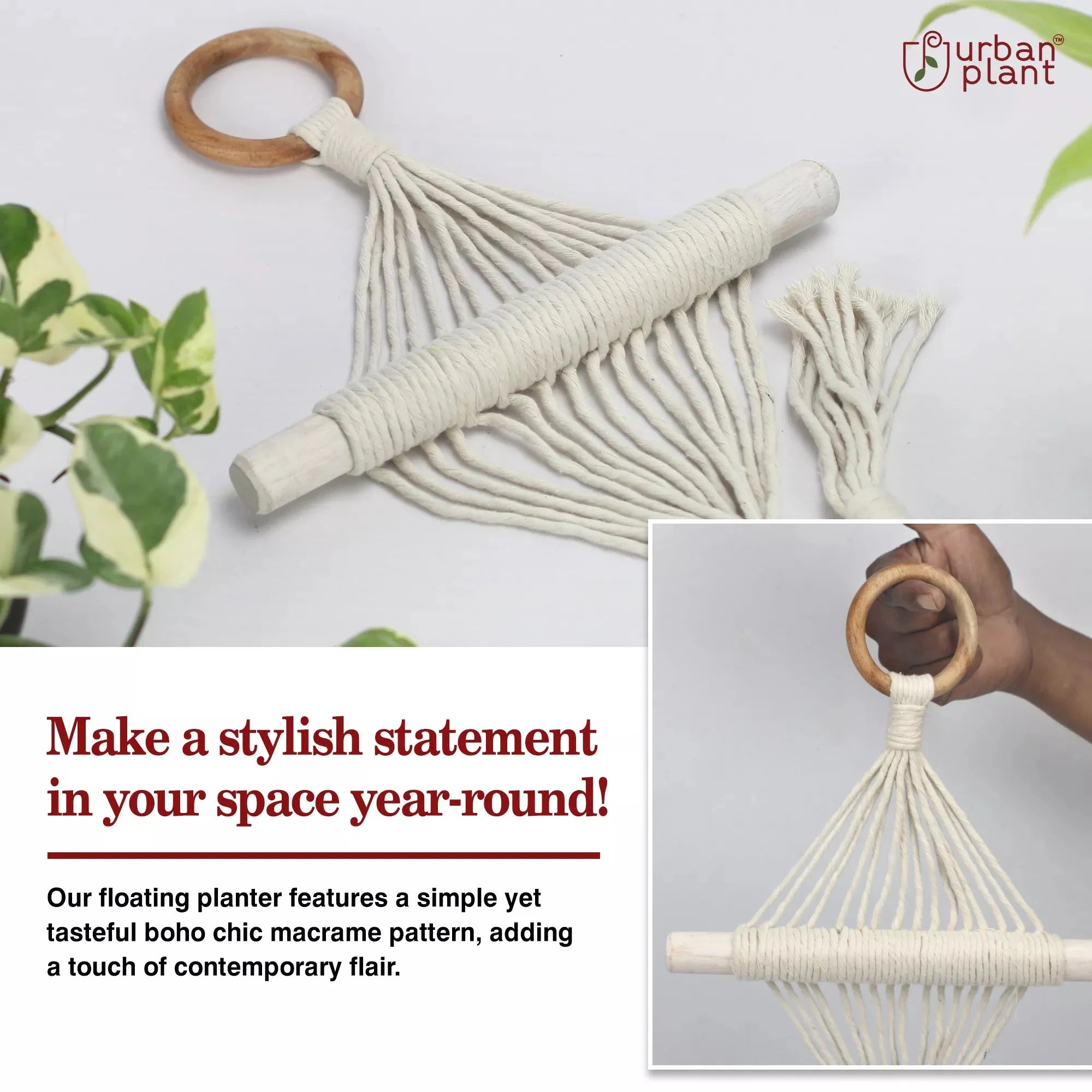 Twisted Tassel Macrame Plant Hanger Hanging Planter Urban Plant