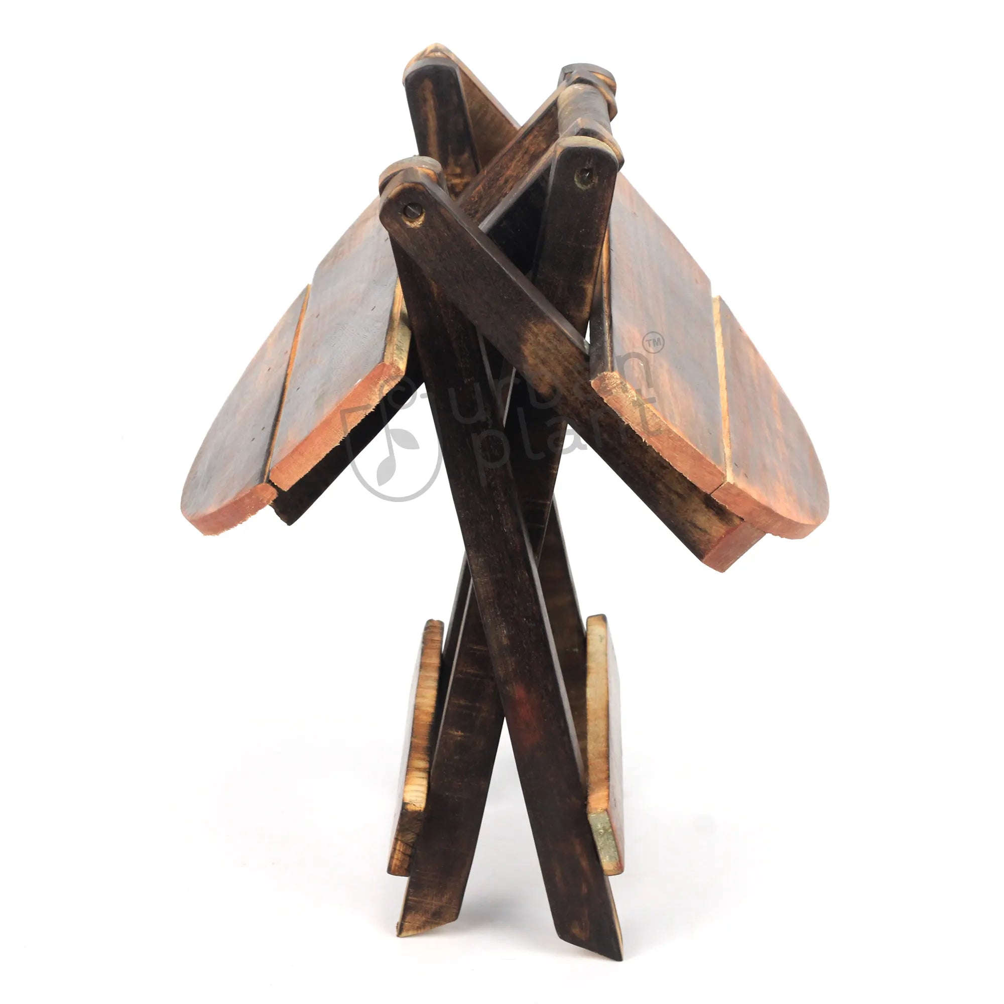 Lock-the-Block Wooden Stool Planter Pot Stand Urban Plant