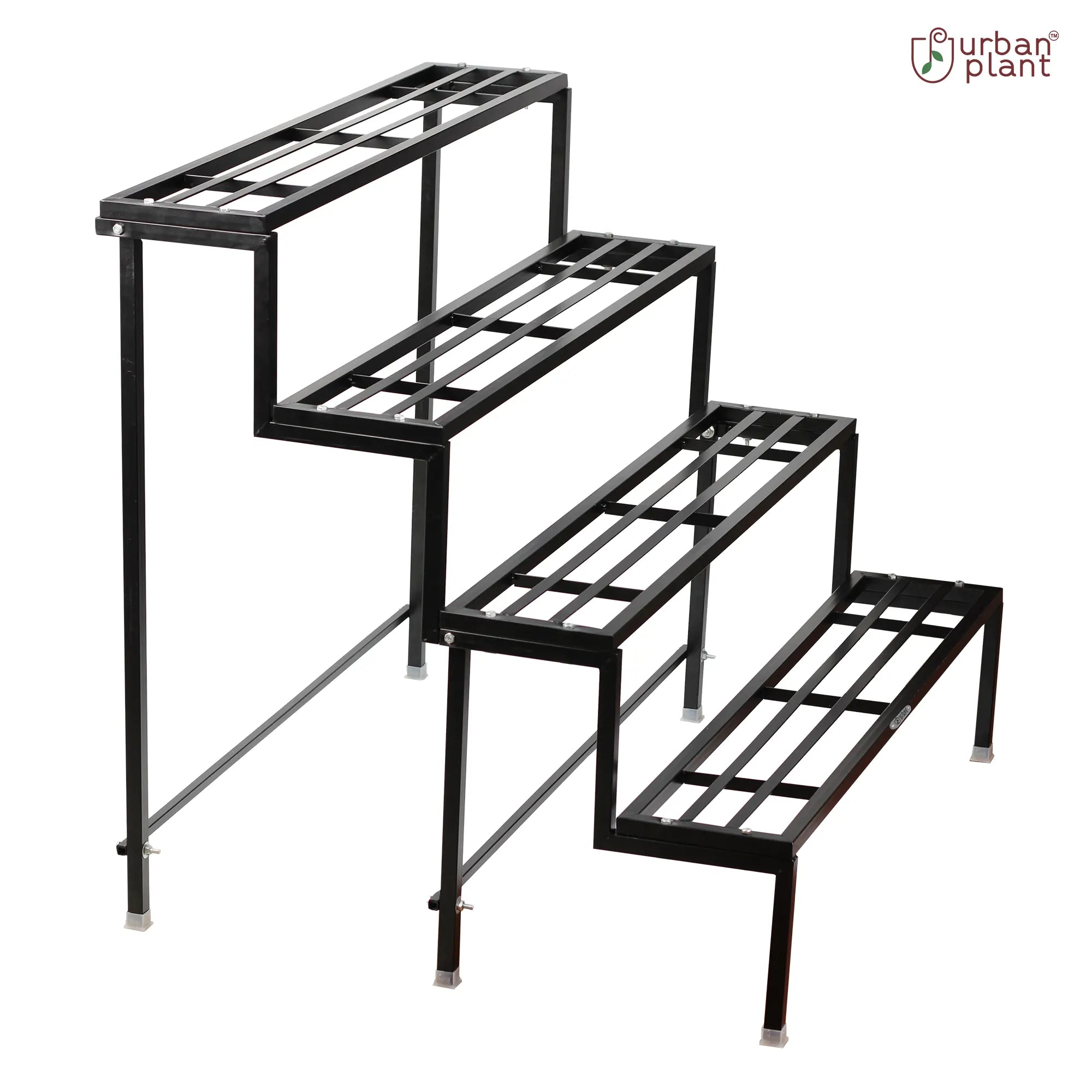 Heavy Duty 4-Step Planter Pot Stand- Best Outdoor & Indoor Garden Stand (Easy Assembly) Planter Stand Urban Plant 