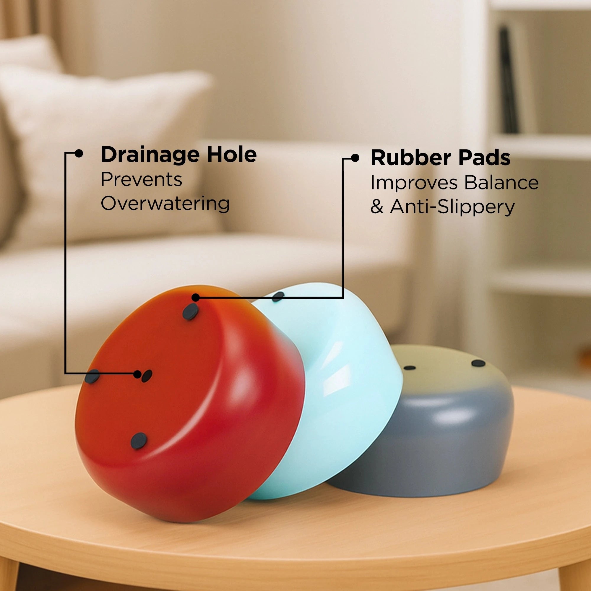 Metalix Metal pot (Set of 3) Metal Planter Urban Plant