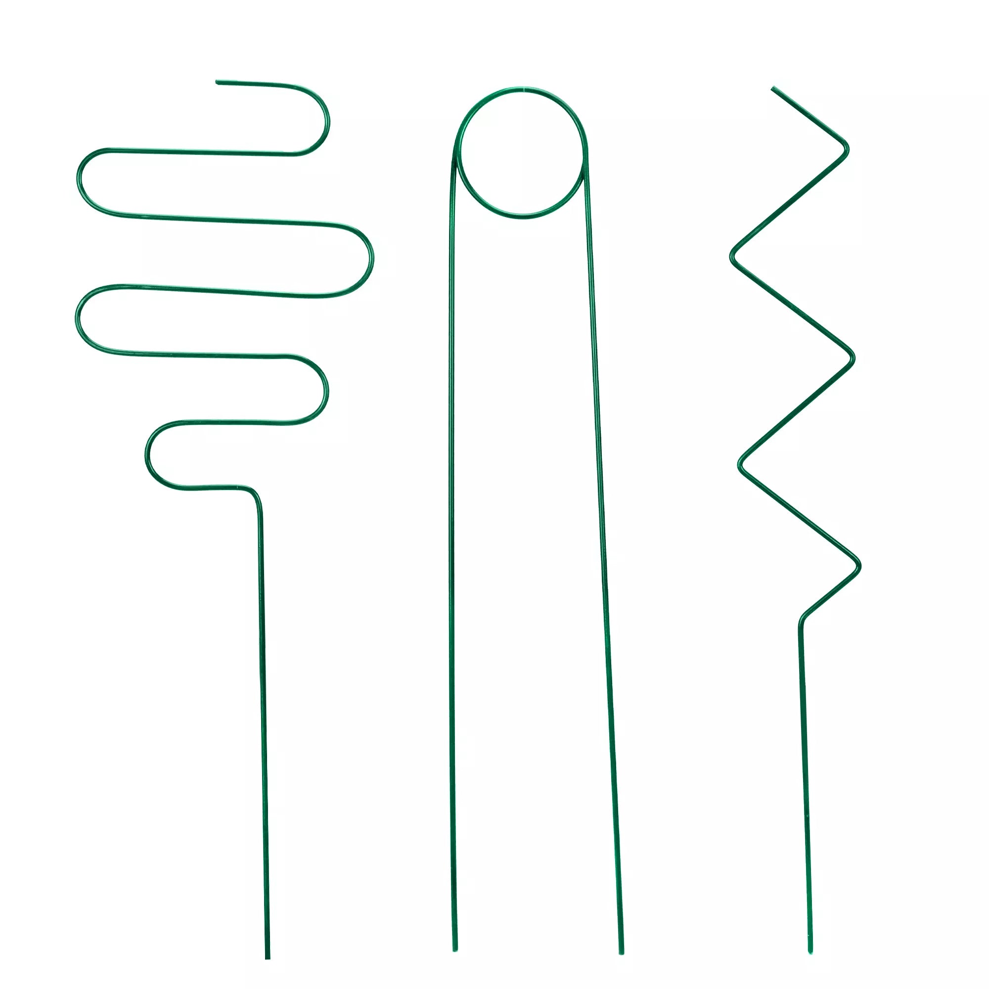 3Pcs Metal Plant Trellis for Potted Plants Urban Plant Green Mix