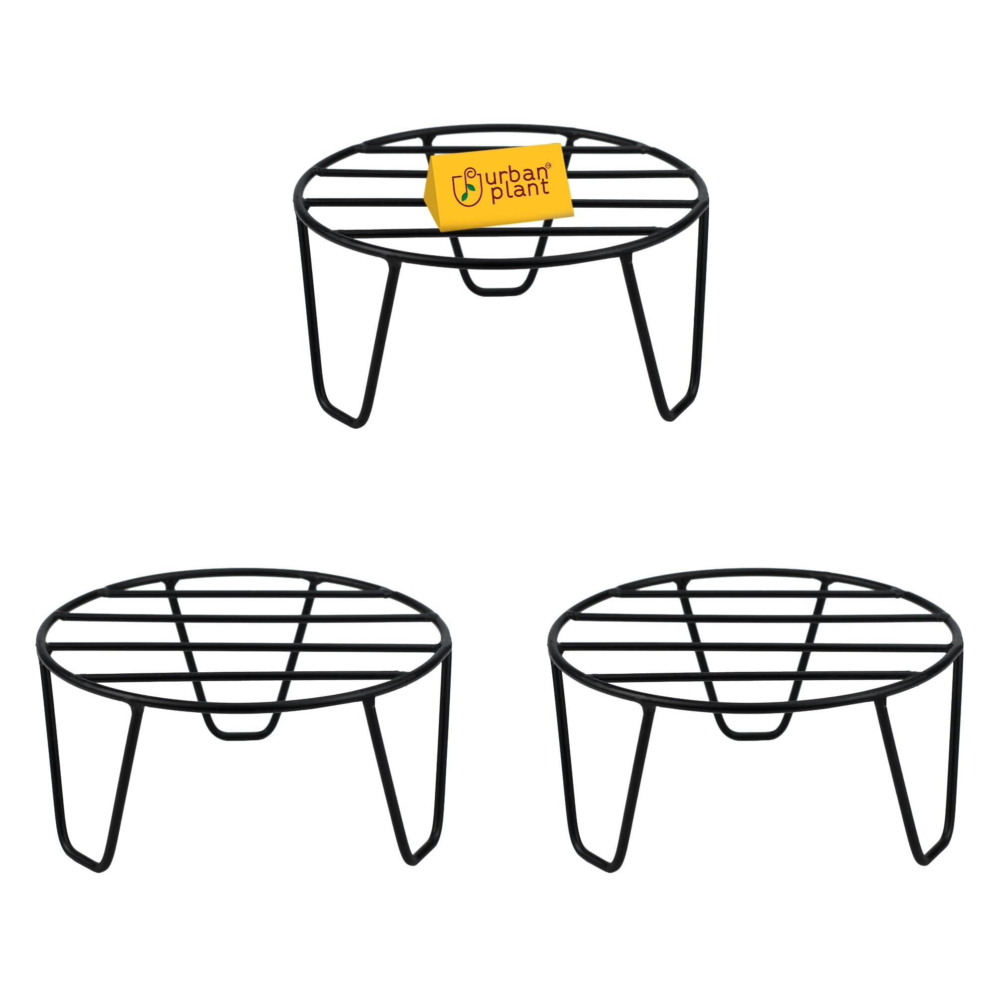Urban Plant Durable Easy Pot Stand - 1171 Metal Stand Urban Plant Pack of 3