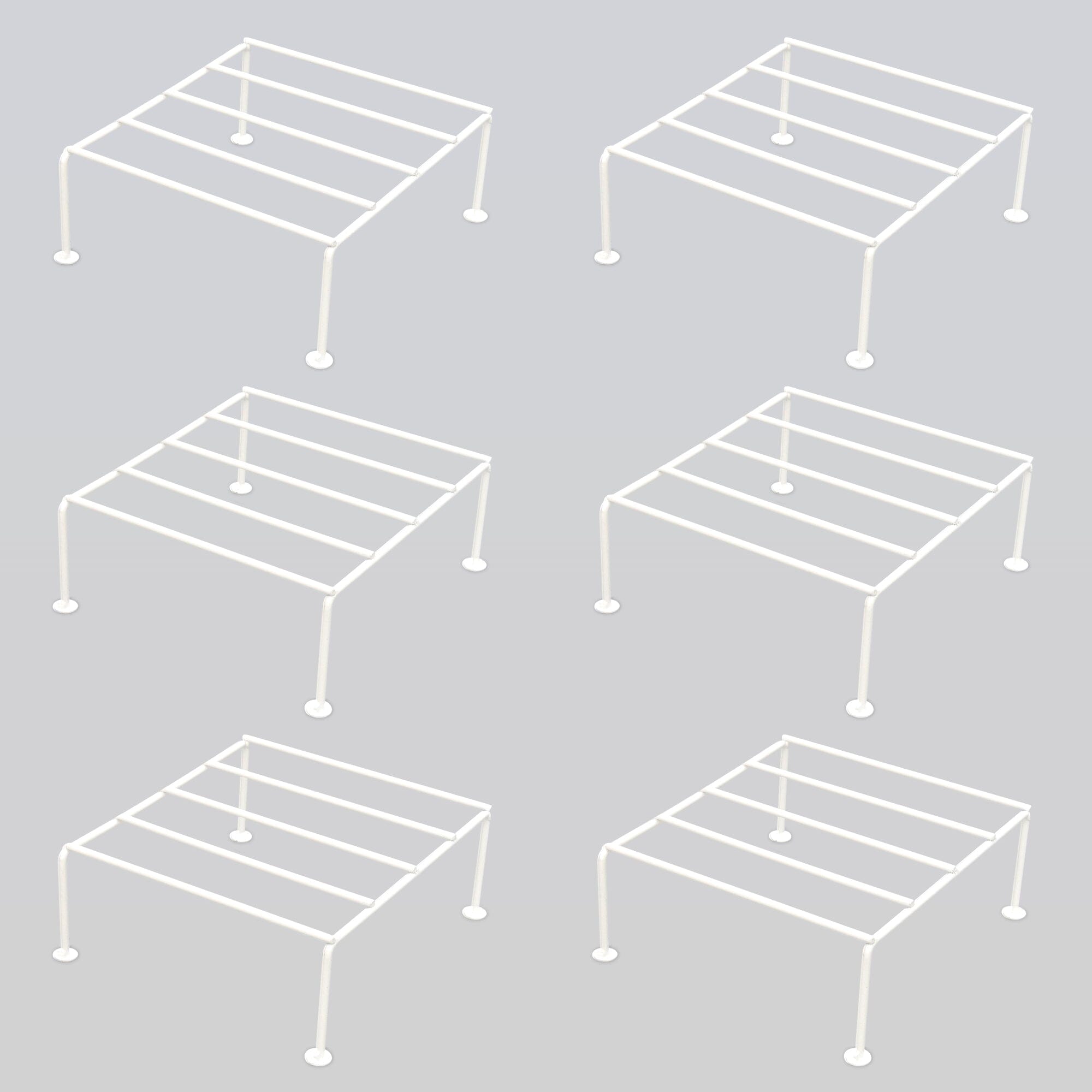 Urban Plant Titanium Stand (Set of 6 - White) Metal Stand Urban Plant