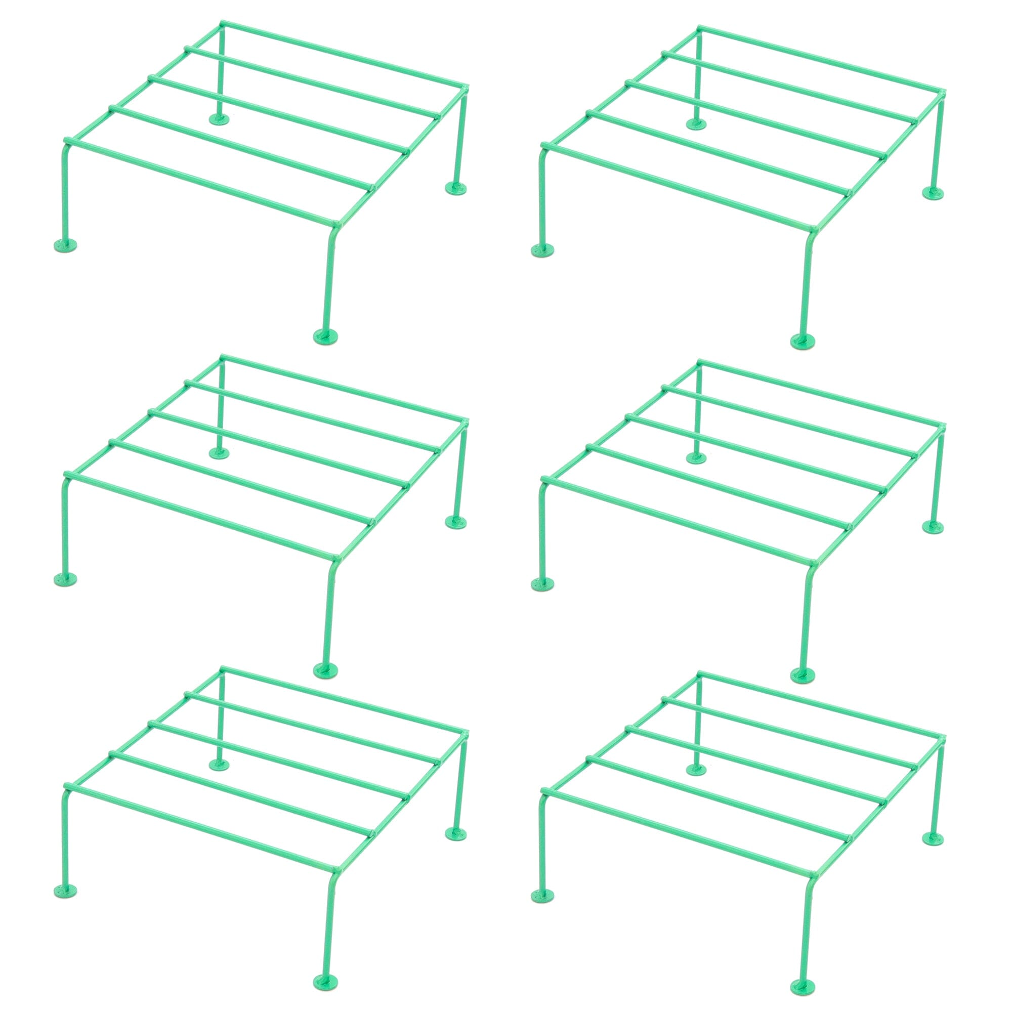 Urban Plant Titanium Stand (Set of 6 - Green) Metal Stand Urban Plant
