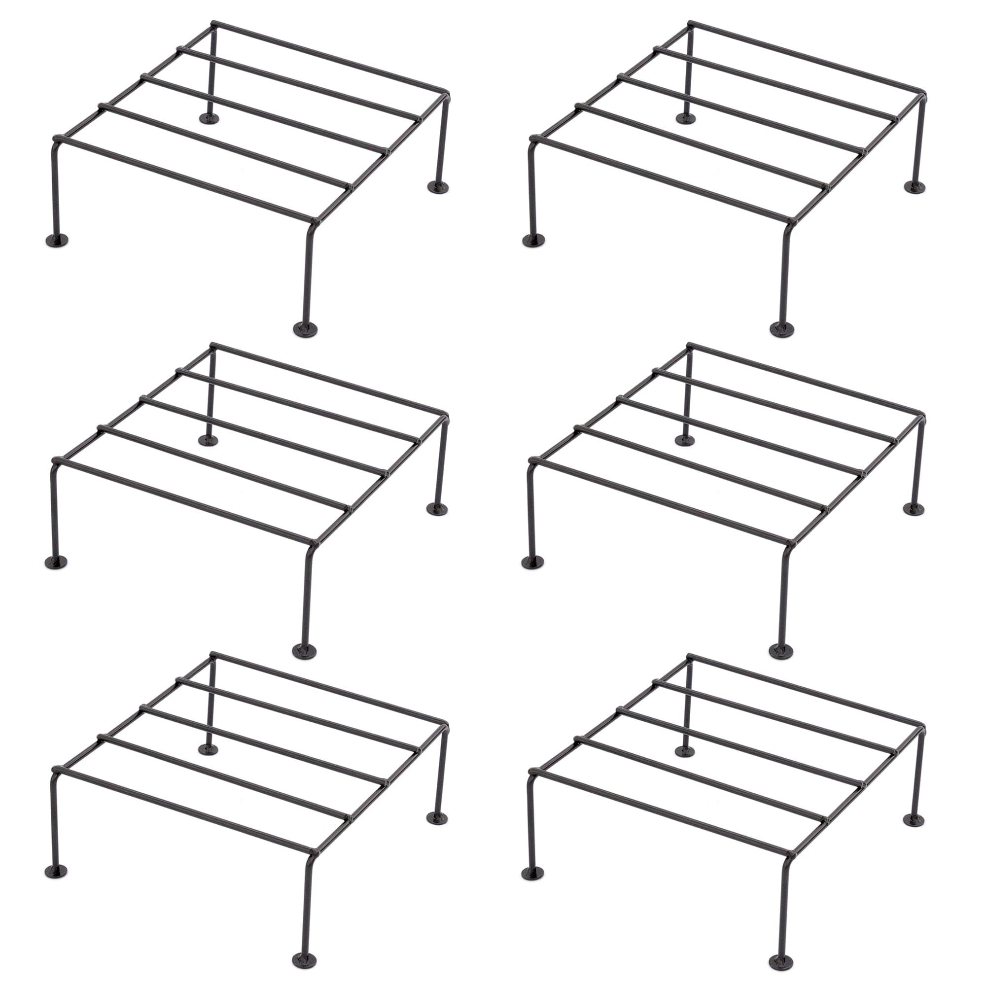 Urban Plant Titanium Stand (Set of 6 - Black) Metal Stand Urban Plant