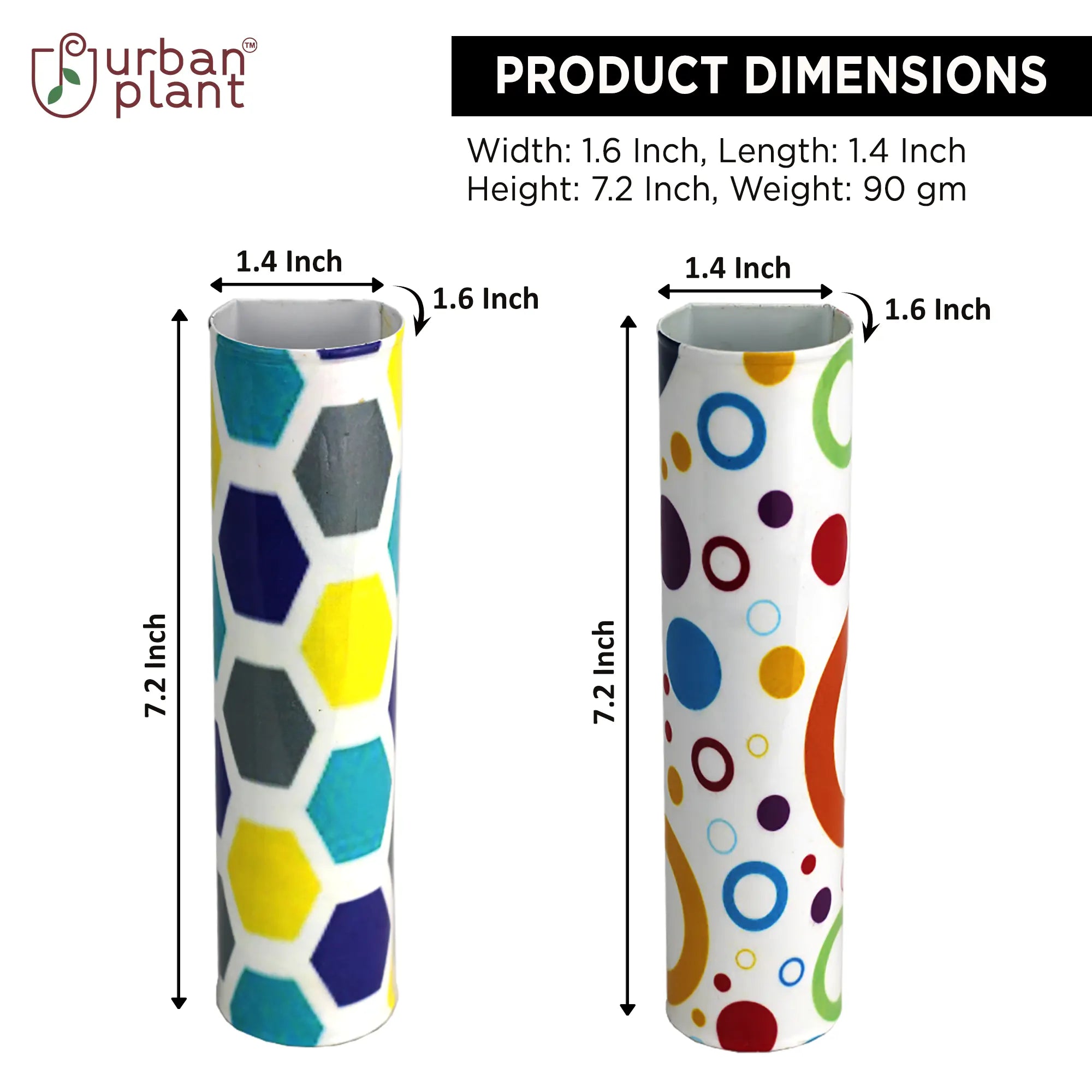 Decorative Colorful Magnetic Planters for Fridge Online (Set of 2) Magnetic Planter Urban Plant