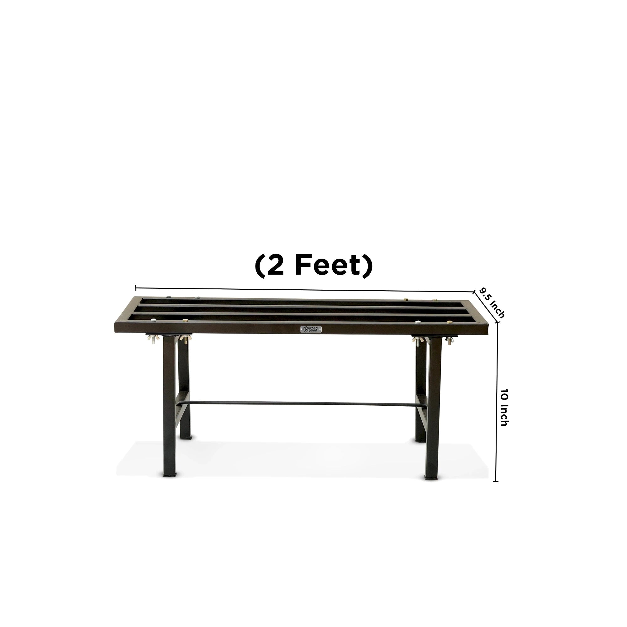 SUMO Heavy-Duty Plant Pot Stand Metal Stand Urban Plant Black 2 Length ft. Black color