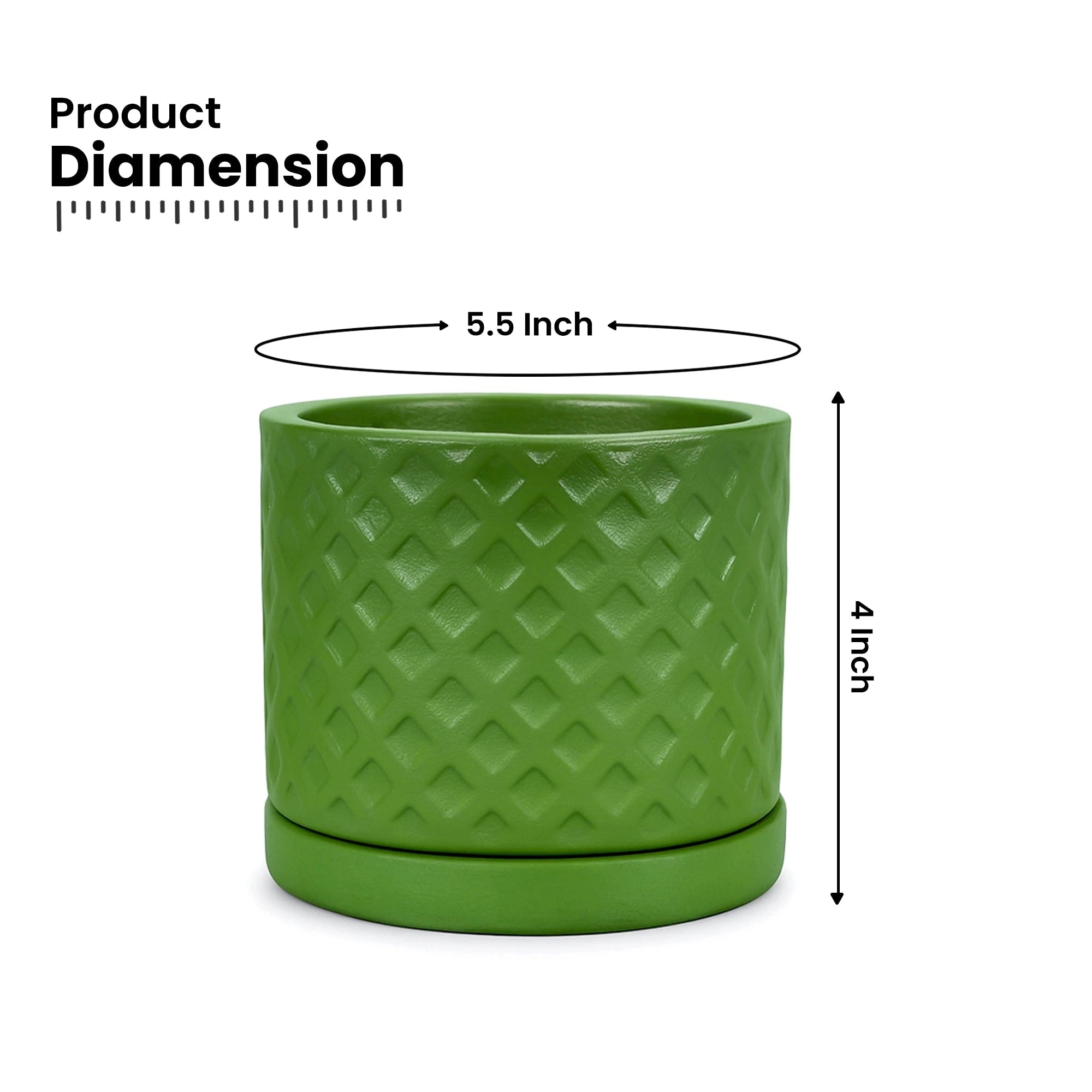 Fresh Breath Terracotta Pot with Saucer Urban Plant