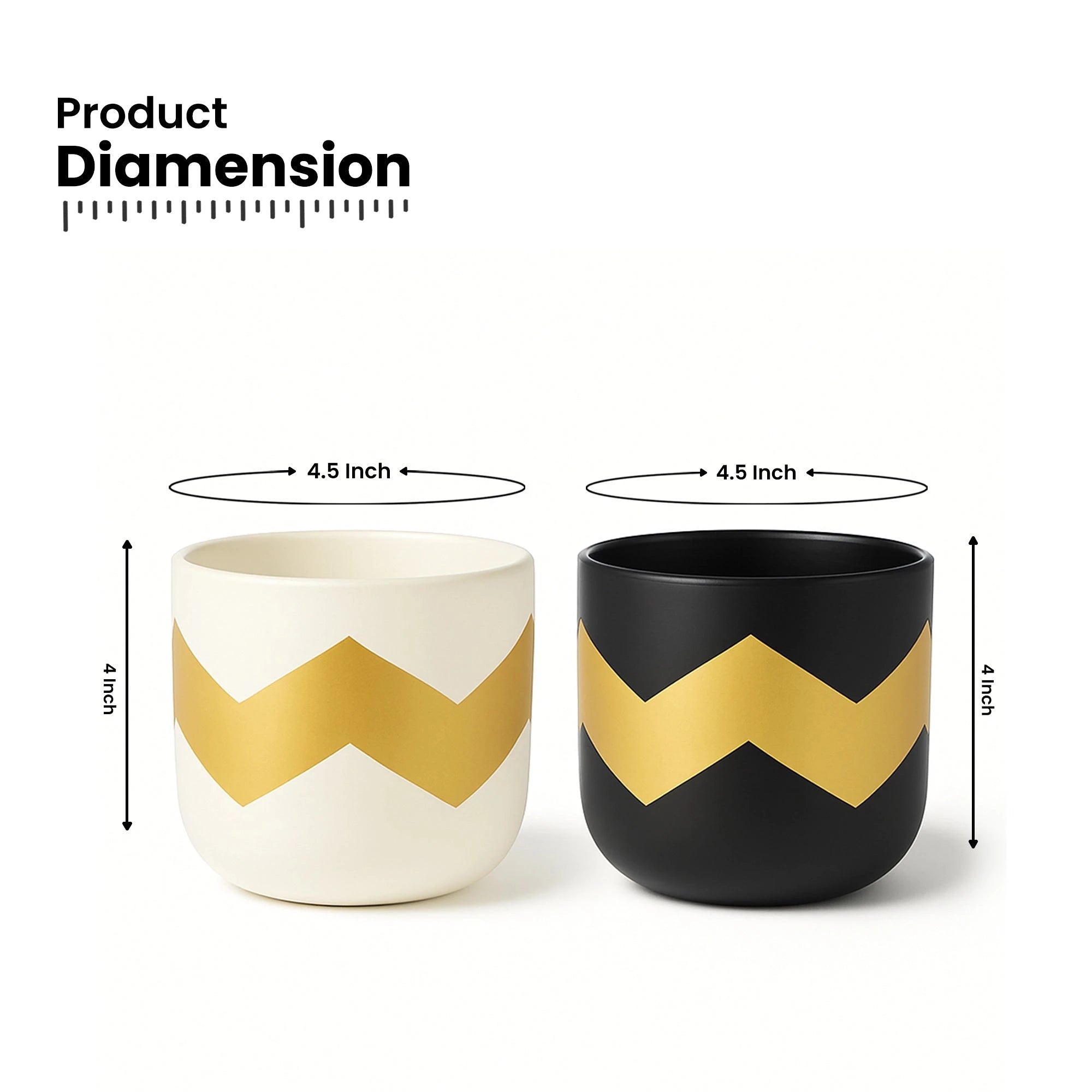 Terracotta Wonders - (Set of 2) Terracotta Pot Urban Plant