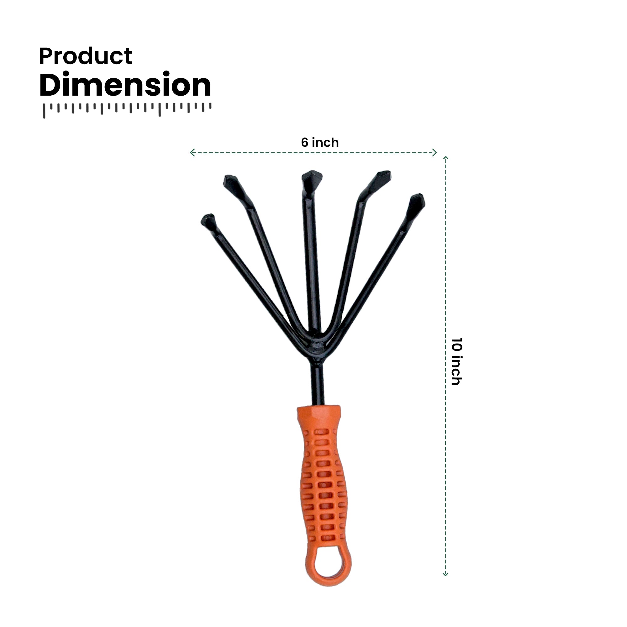Urban Plant Garden 5-Prong Hand Cultivator