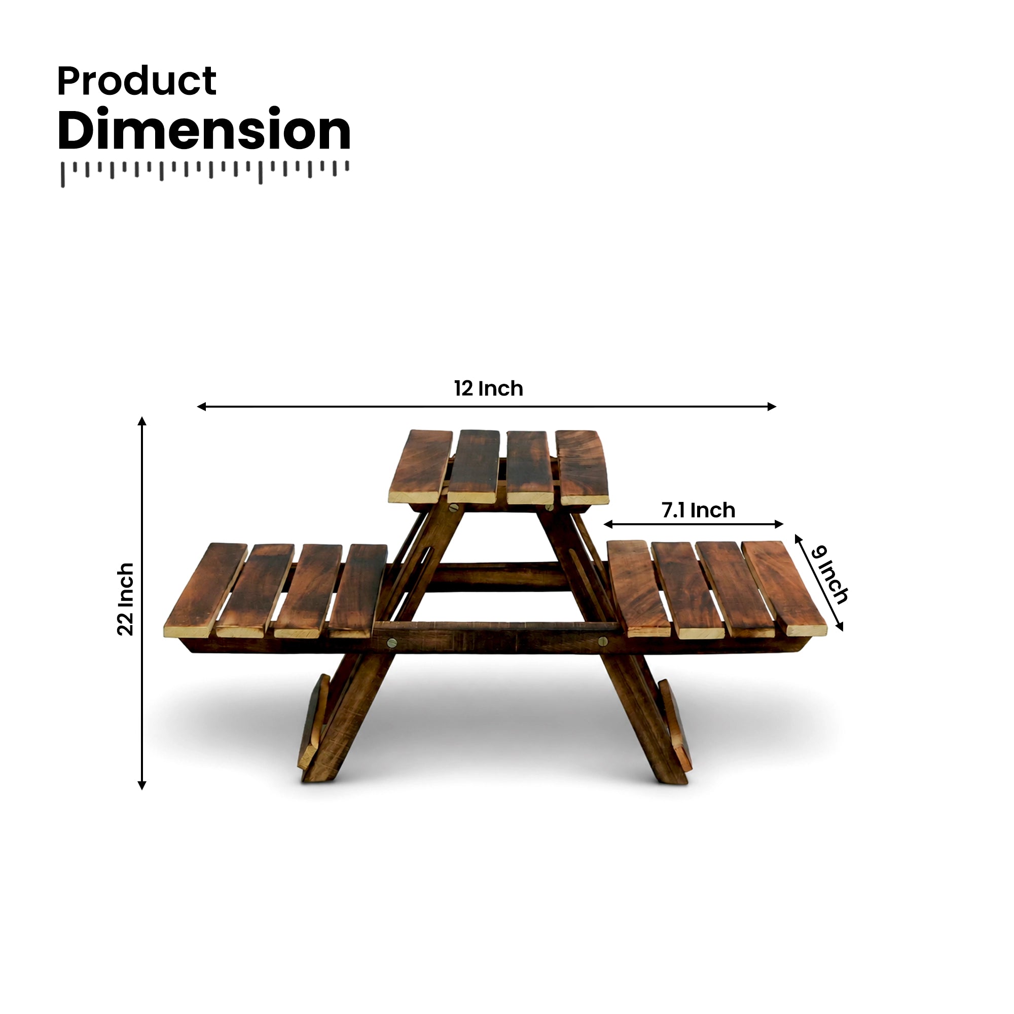 Urban Plant Woodhaven Plant Stand with 3 Desks