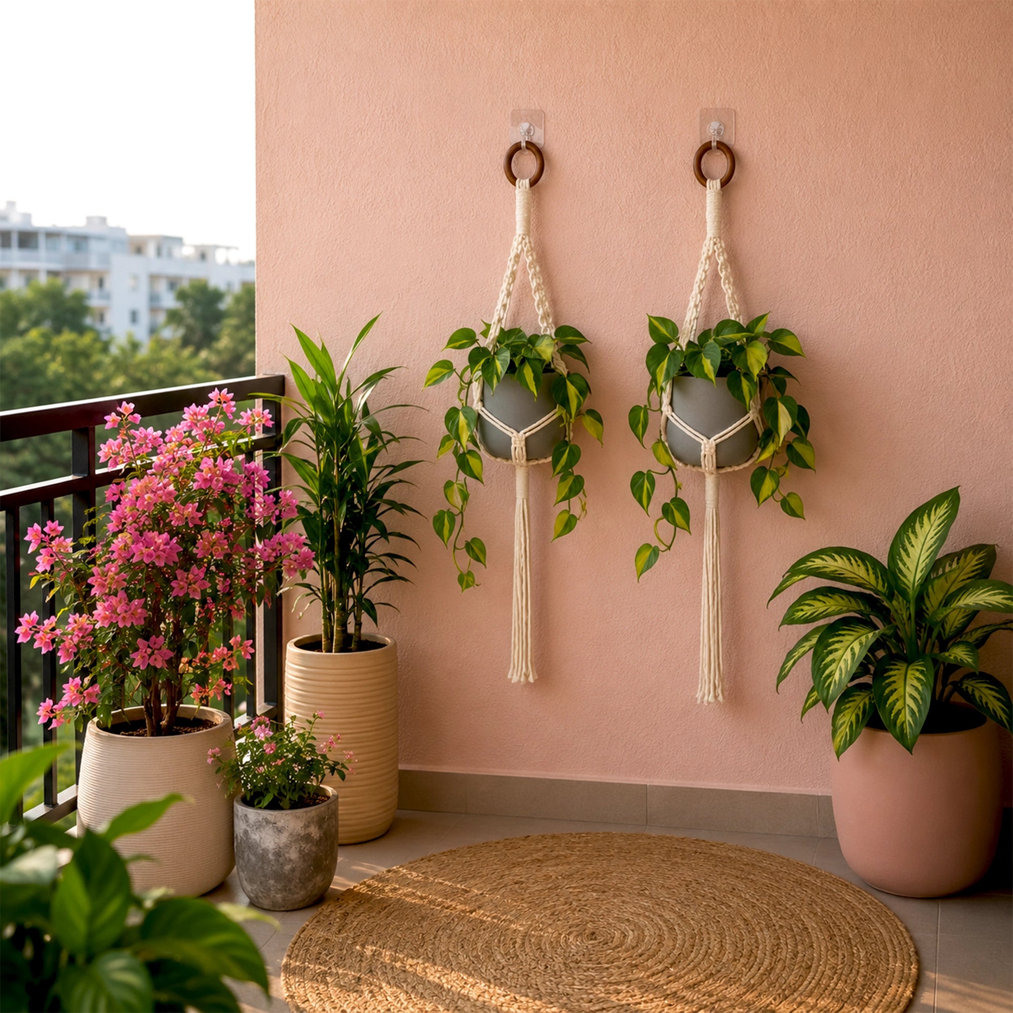 Urban Plant Modern Chic Macrame Plant Hanger