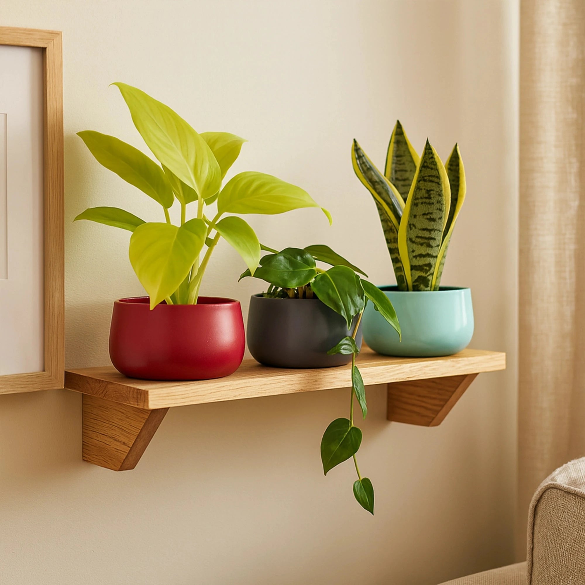 Metalix Metal pot (Set of 3) Metal Planter Urban Plant