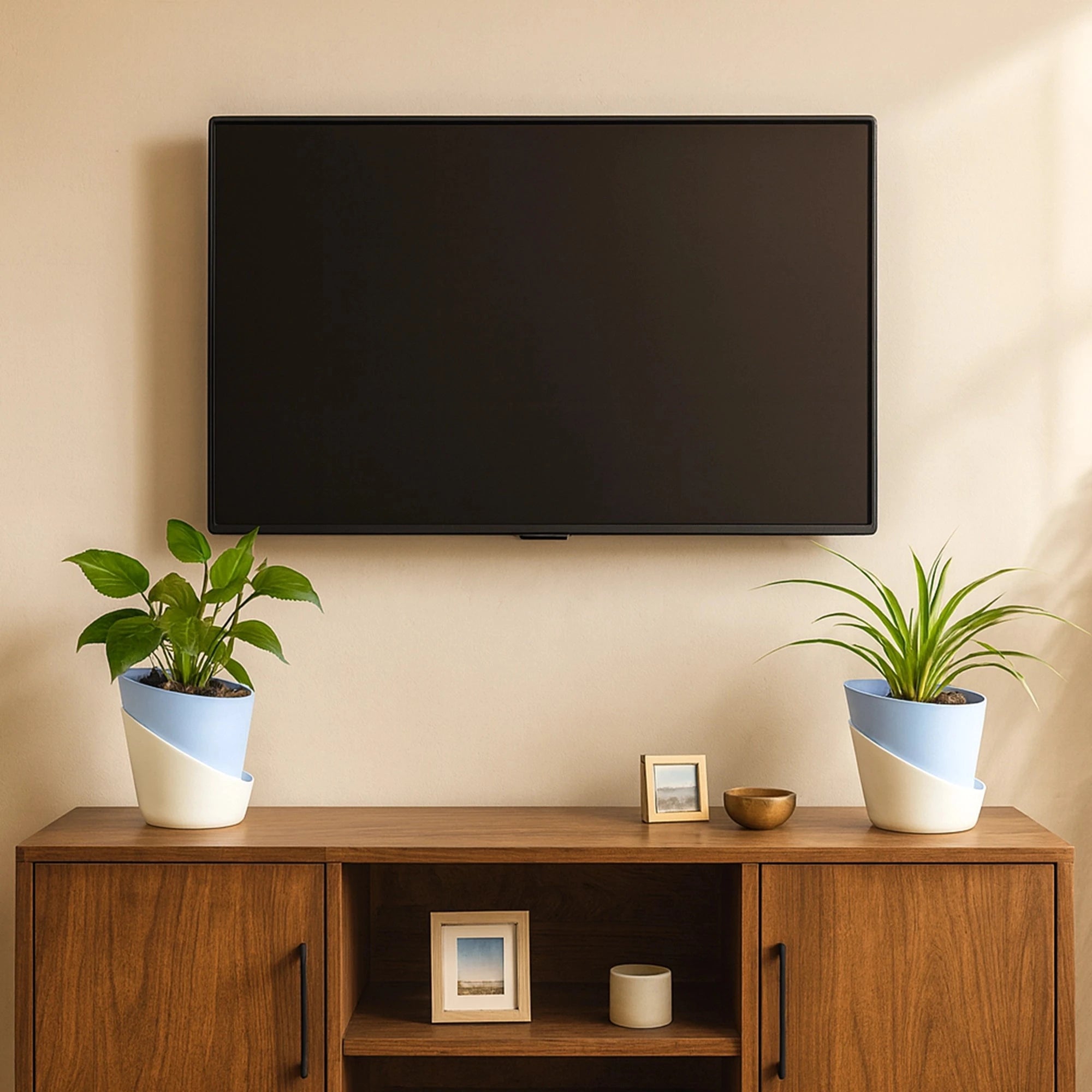 Satin Self Watering Pot Plastic Pot Urban Plant