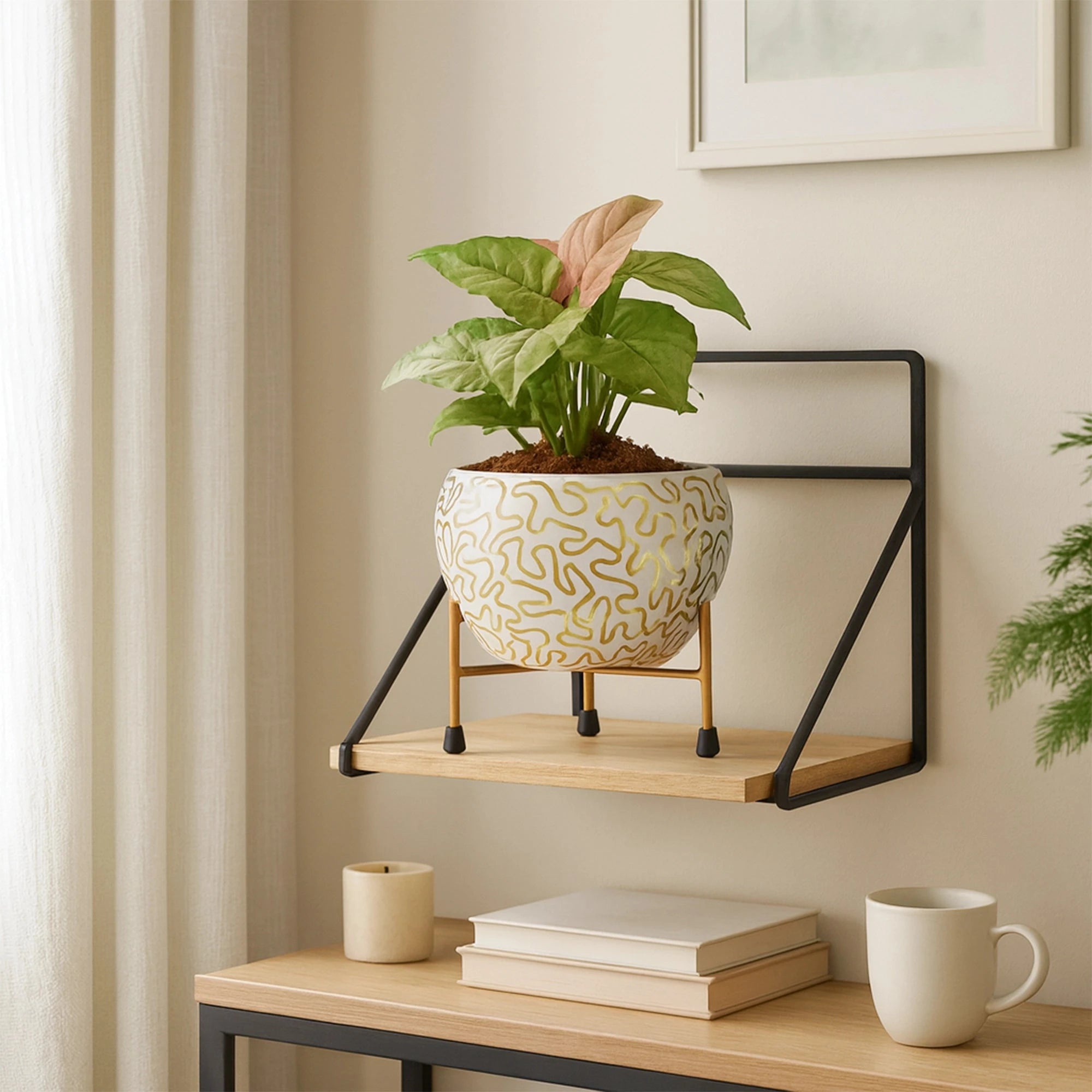 Orchard Table-top Metal Pot Metal Planter Urban Plant