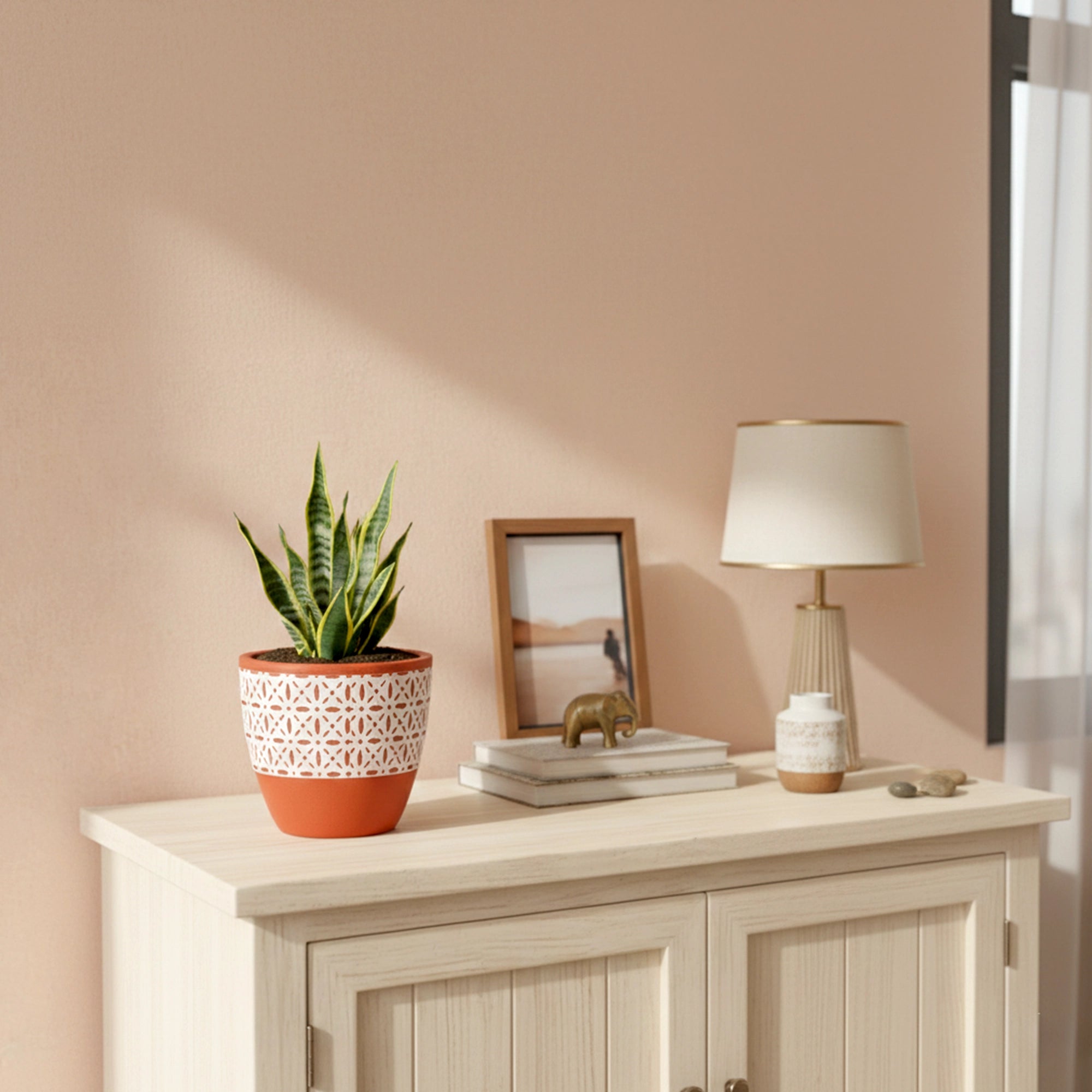 Urban Plant Clay Canvas Terracotta Pot