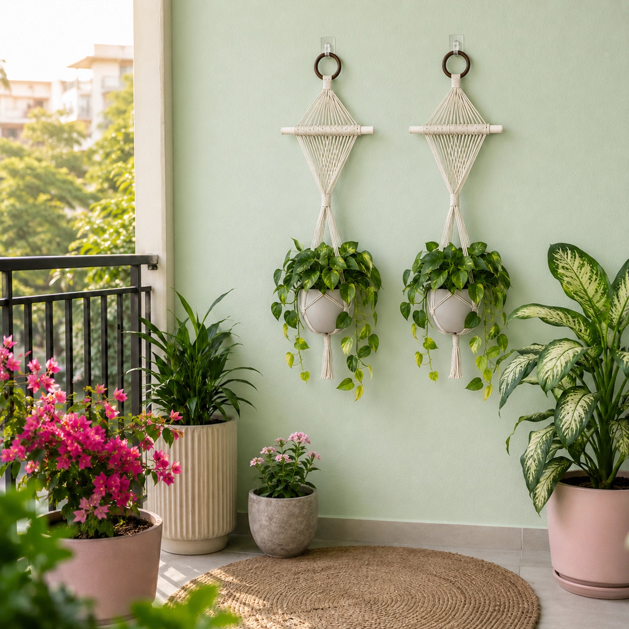 Urban Plant Twisted Tassel Macrame Plant Hanger