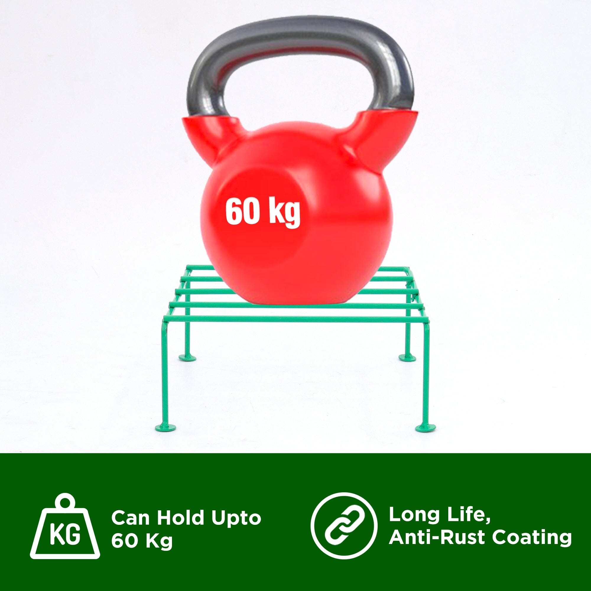 Urban Plant Titanium Stand (Set of 6 - Green) Metal Stand Urban Plant